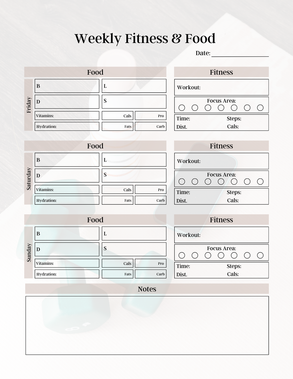 Ultimate Fitness Planner
