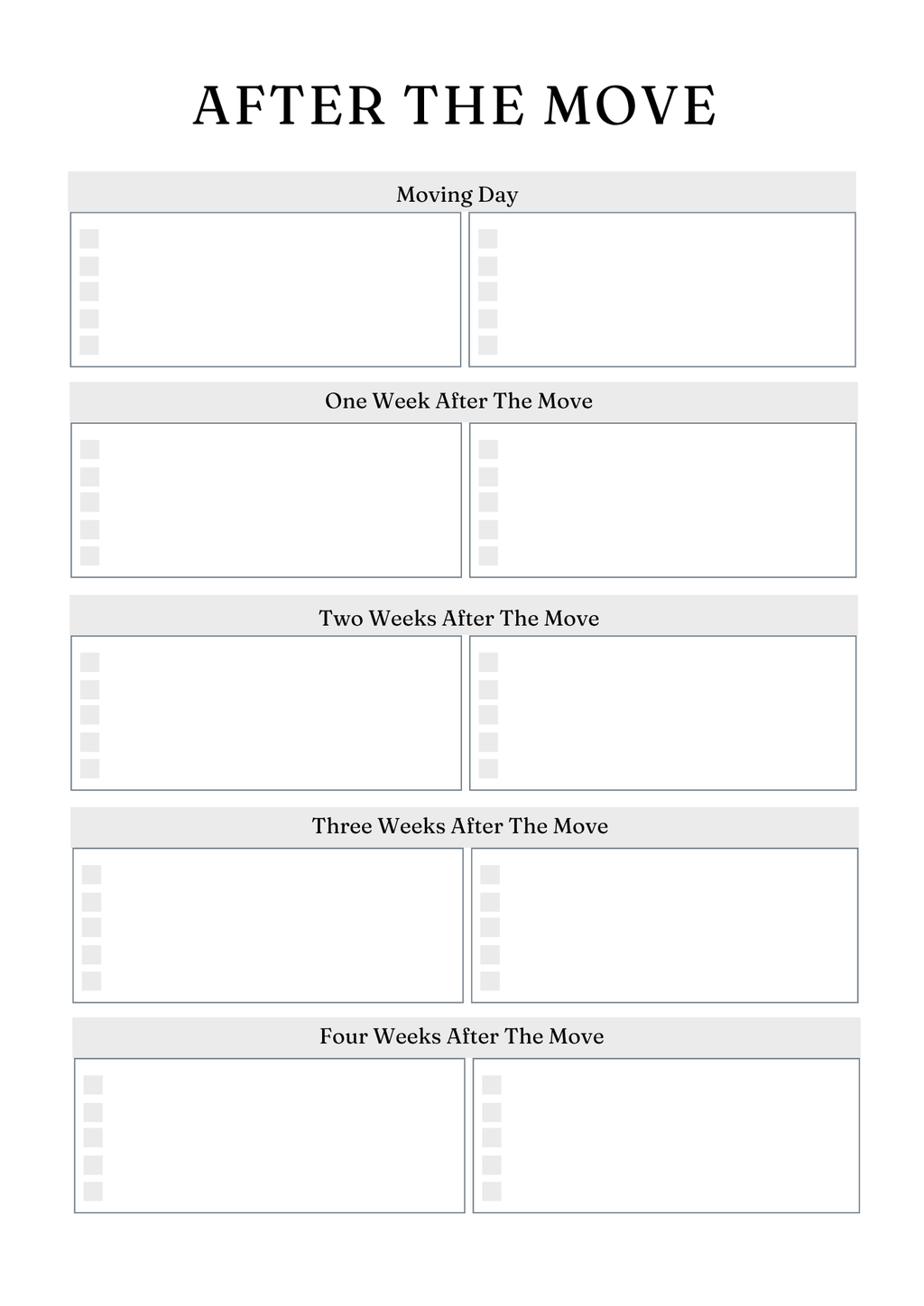 Ultimate Relocation Planner