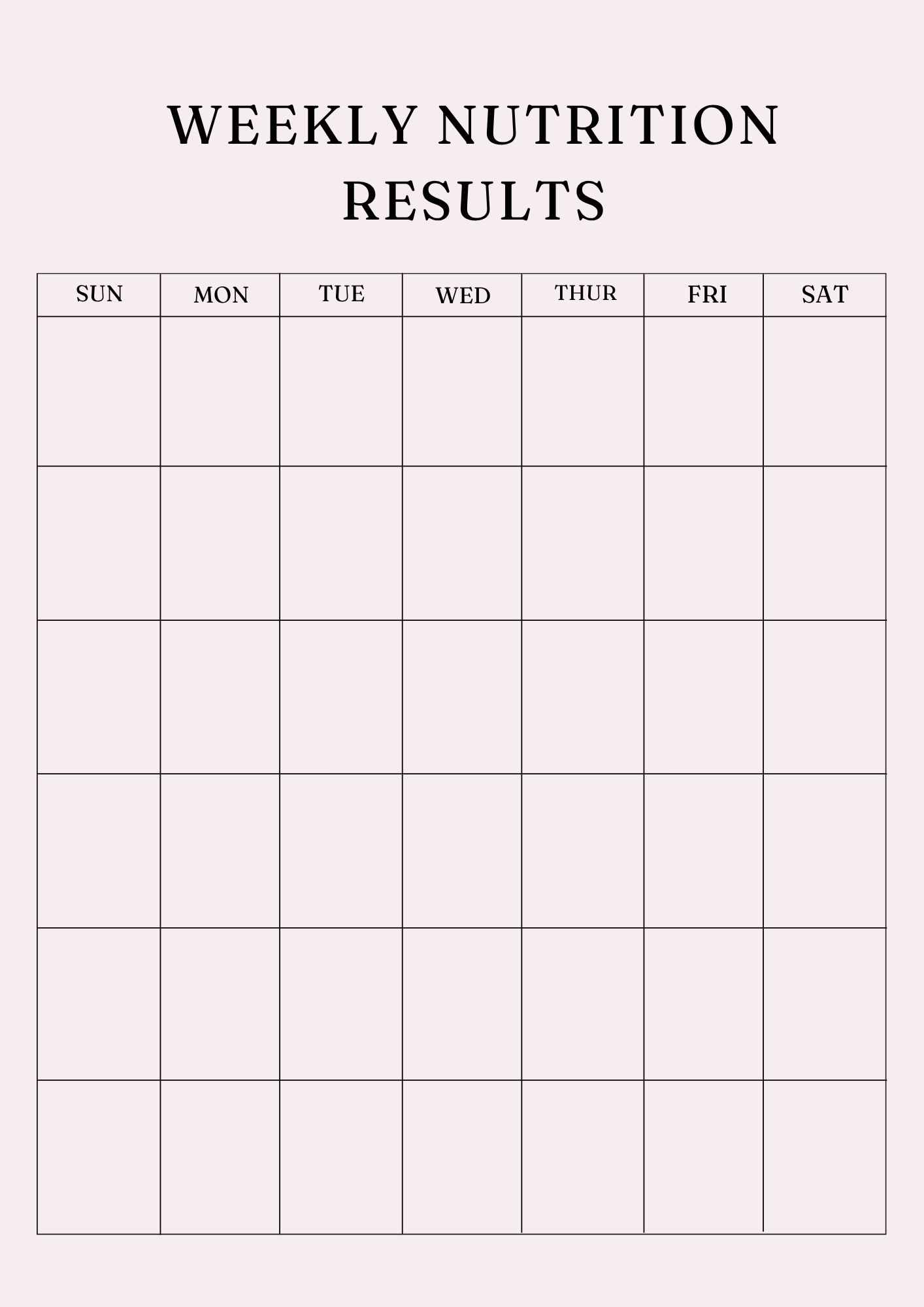 Ultimate Nutrition Wellness Planner