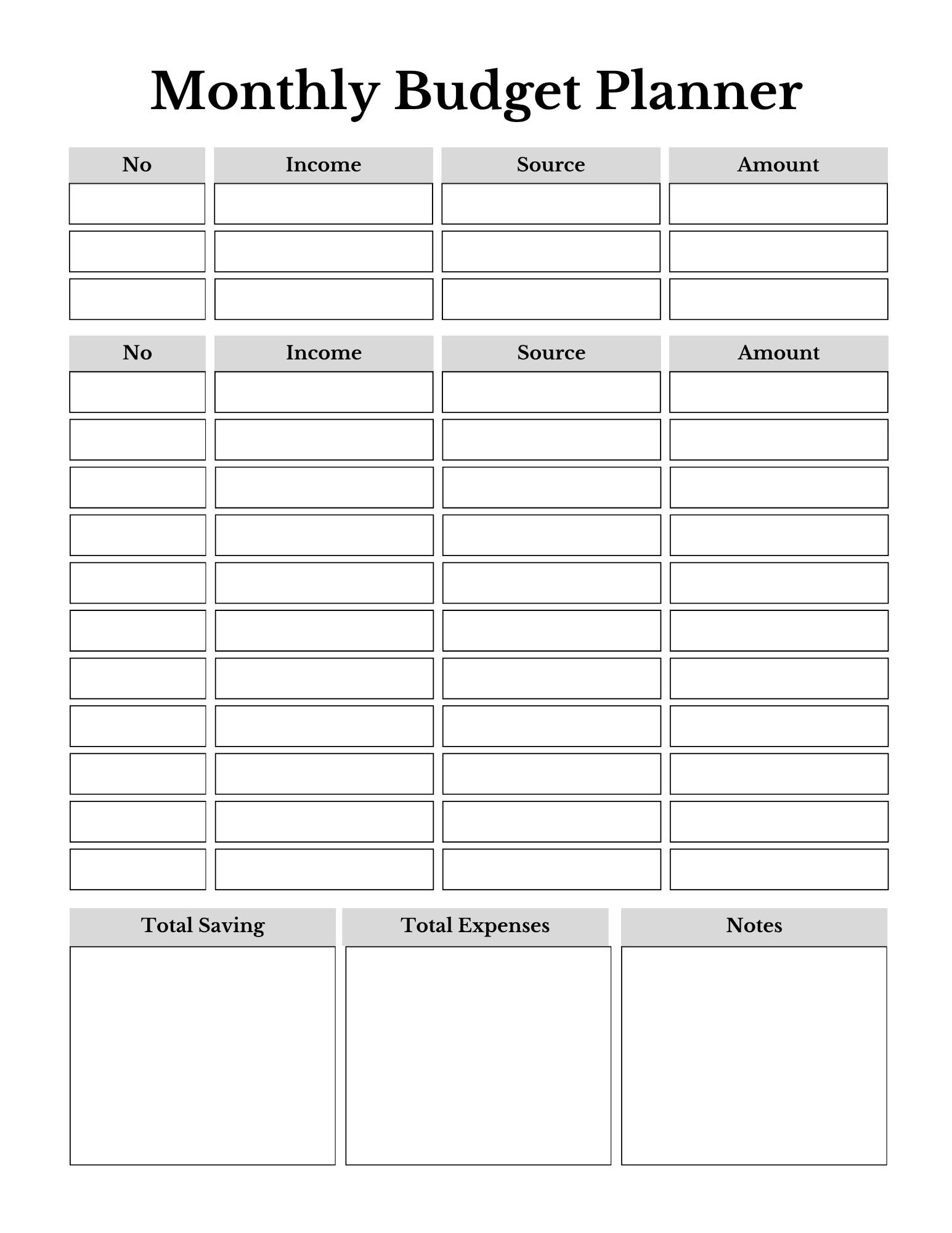 Complete Household Planner