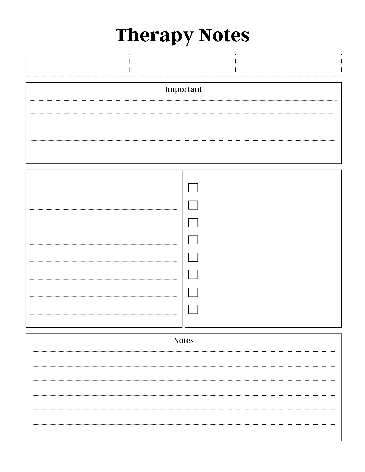 Anxiety Journal