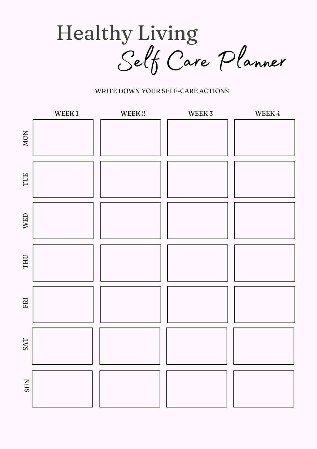 Healthy Living Journal