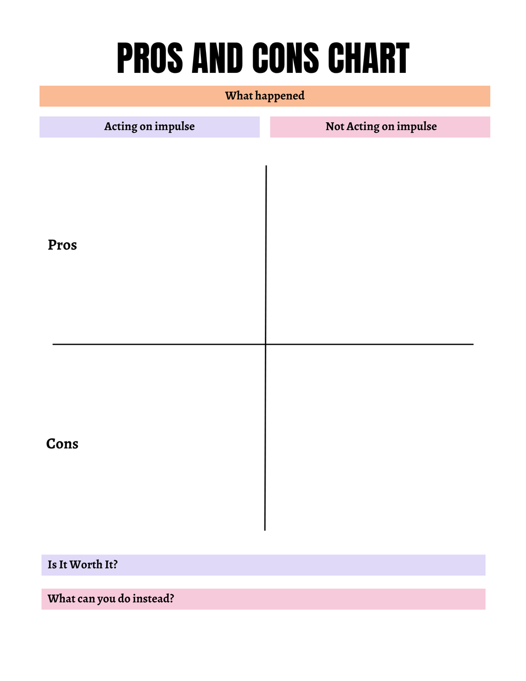 Self Control Activity Book