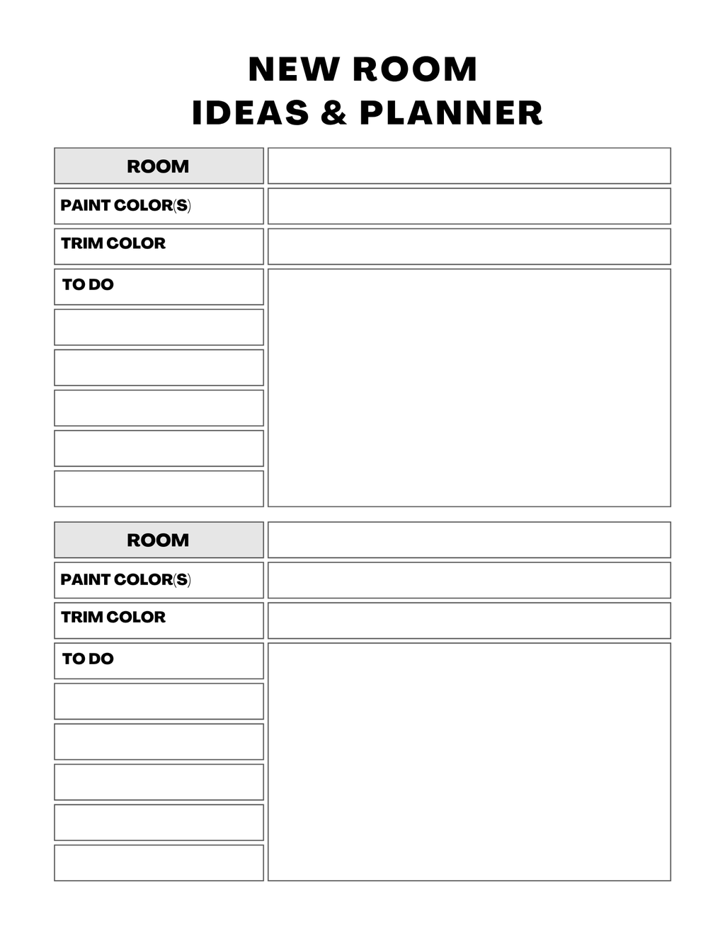 Essential Moving Planner