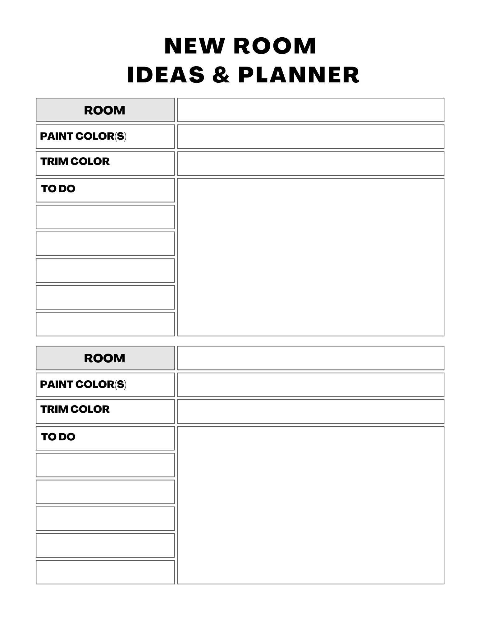 Essential Moving Planner