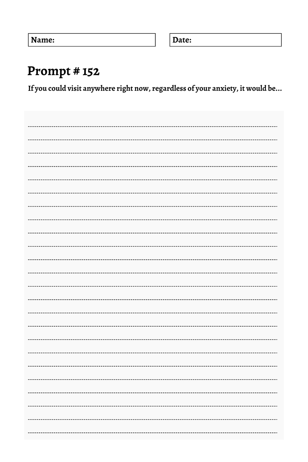 200 Mental Health Journey Prompts