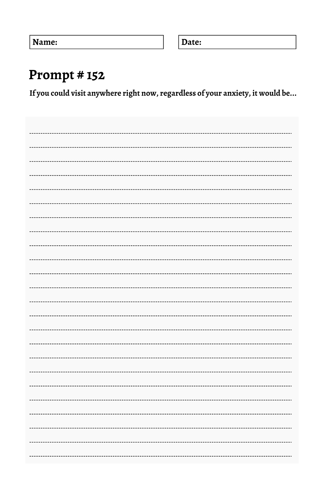 200 Mental Health Journey Prompts