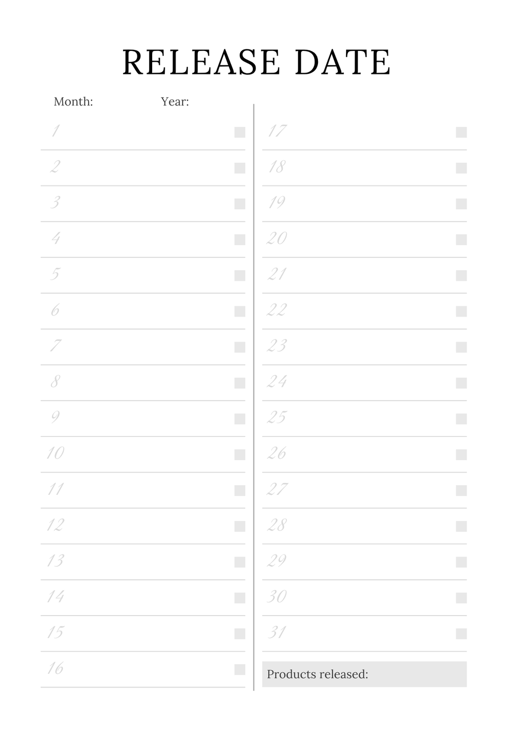 Product Launch Planner