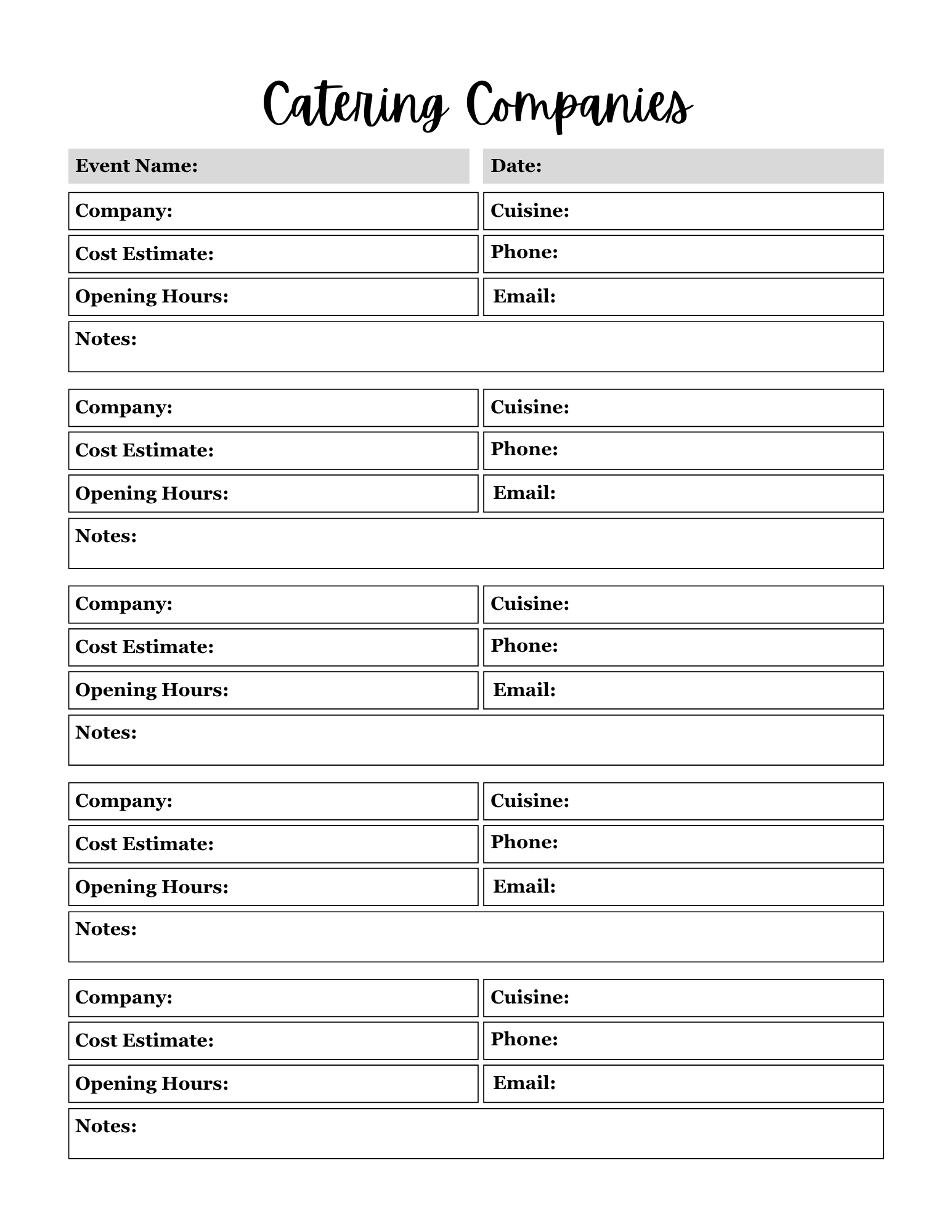 Event Planner