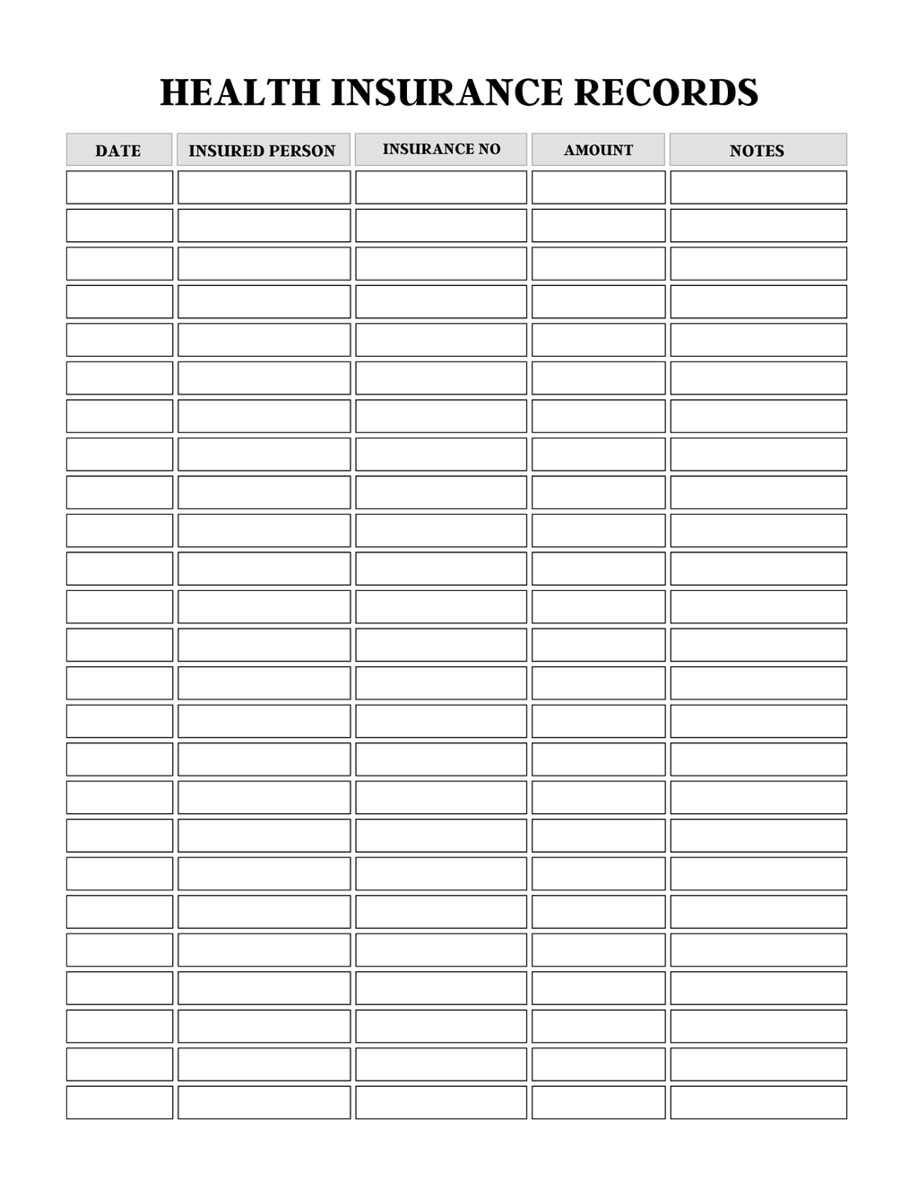 Comprehensive Health Care Planner