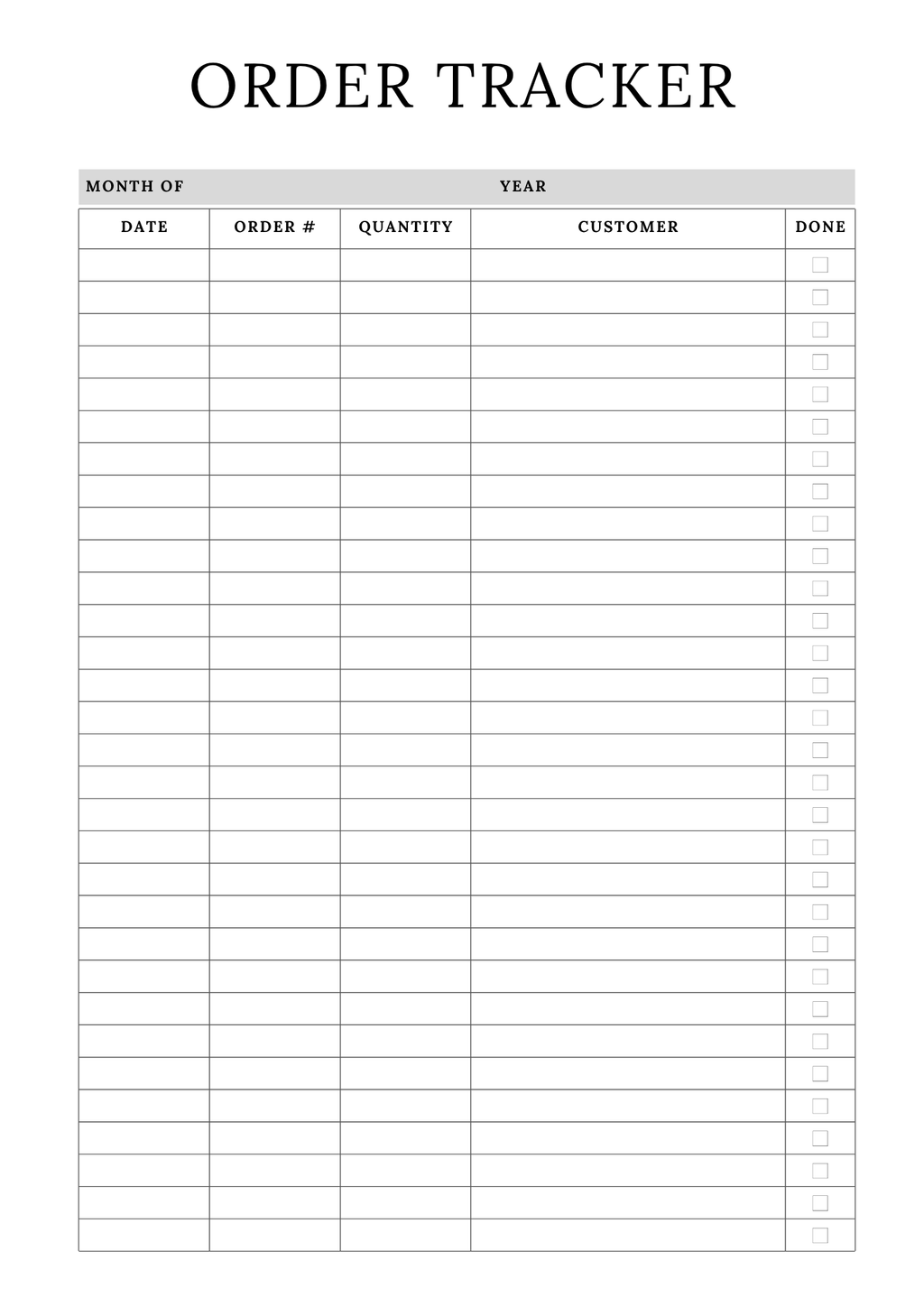 Complete Online Shop Planner
