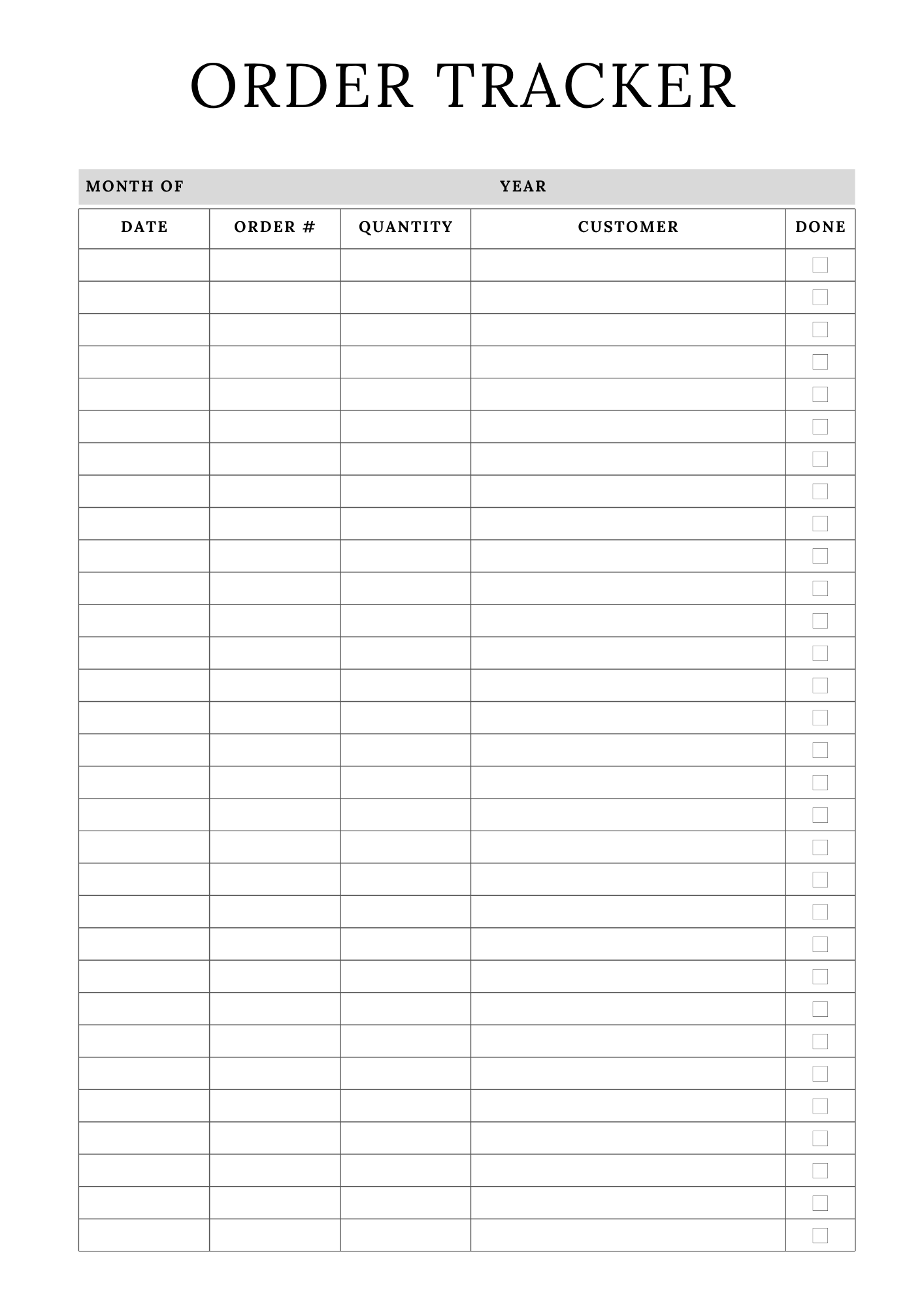 Complete Online Shop Planner