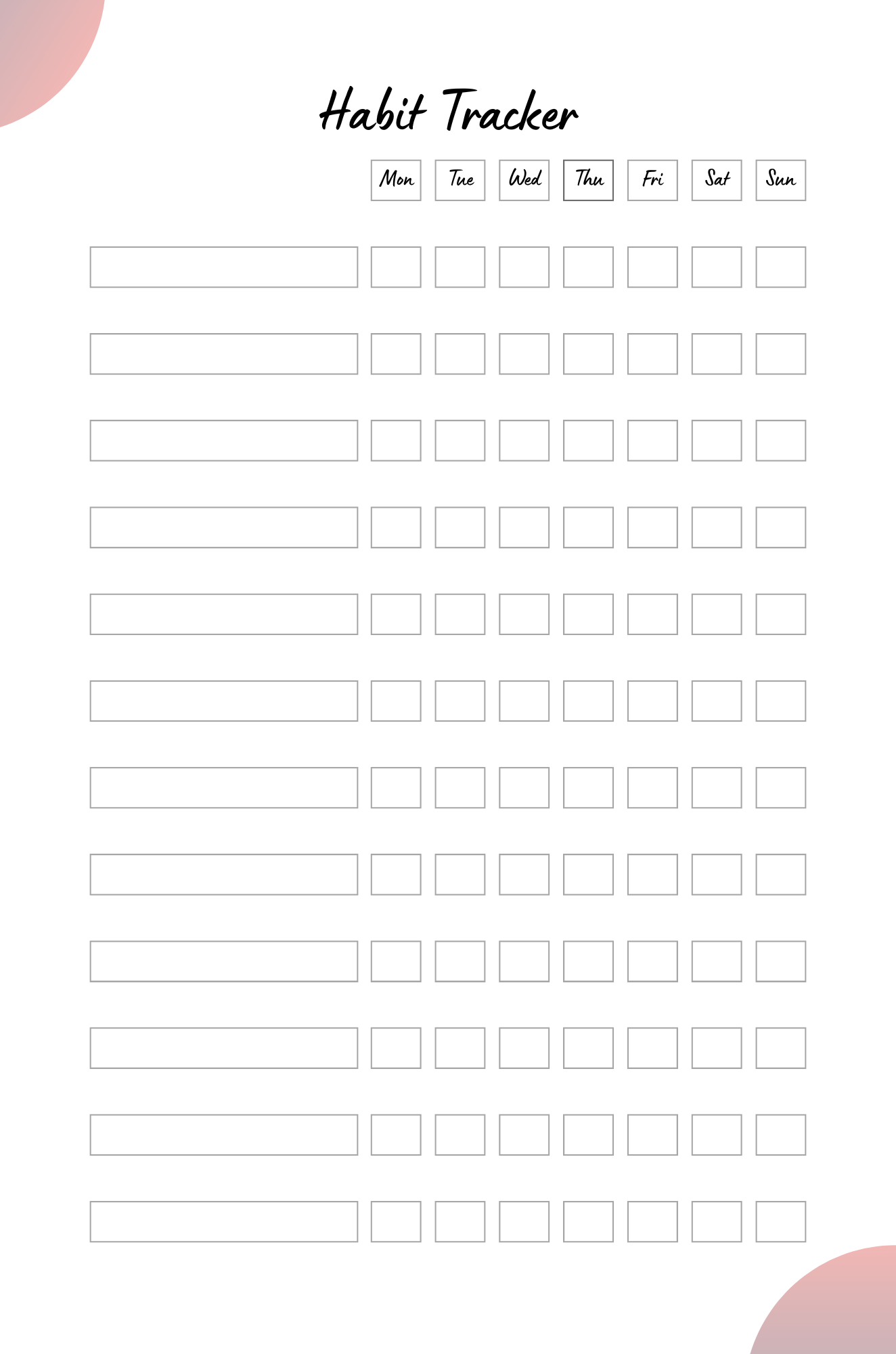 Transform 12 Weight Loss Planner