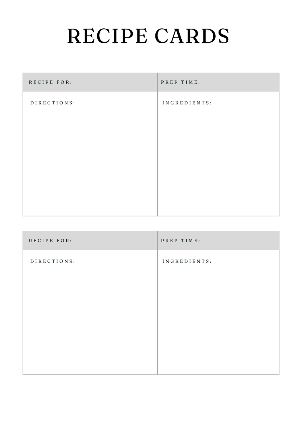 Active Life Meal Planner