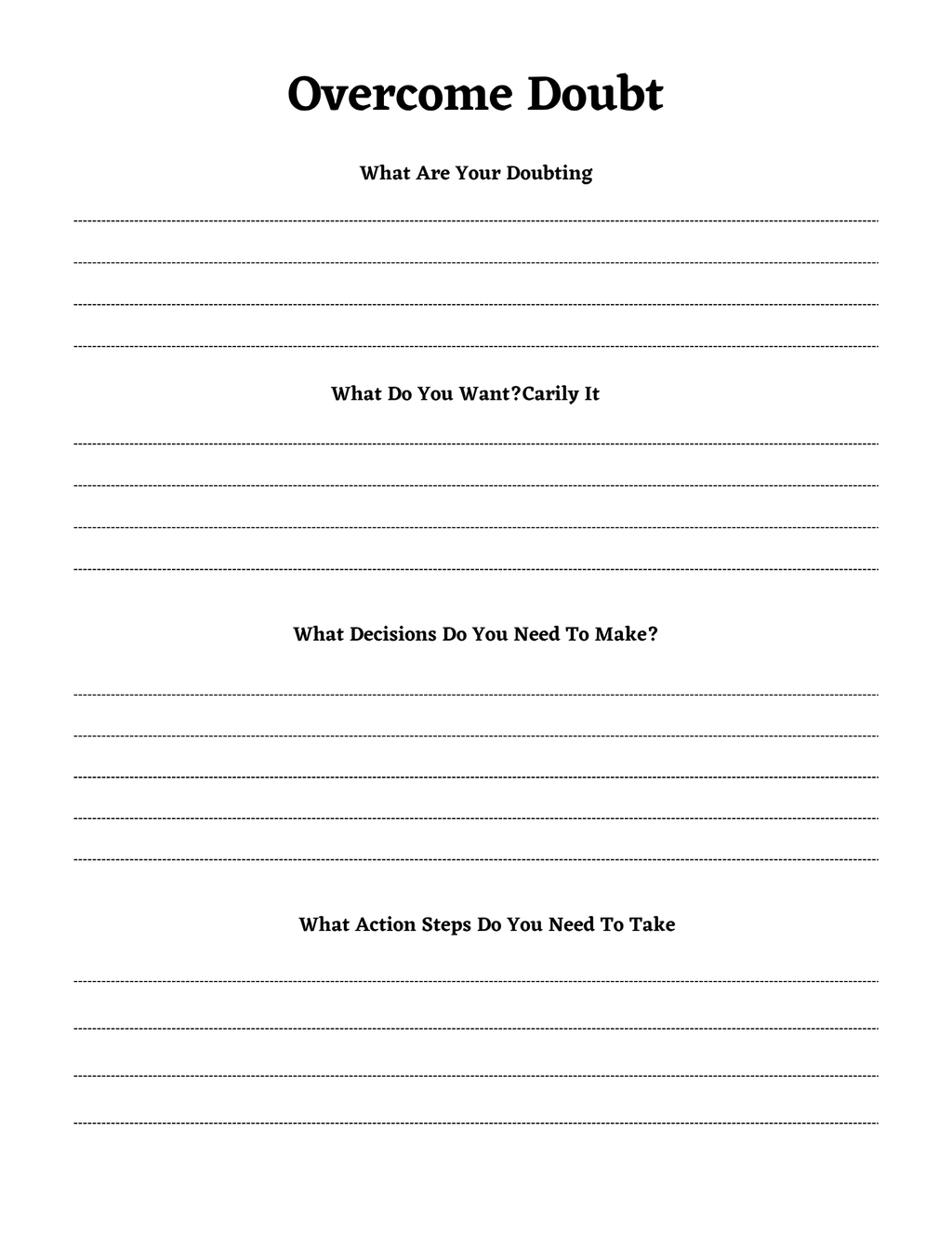 Spiritual Awakening Workbook