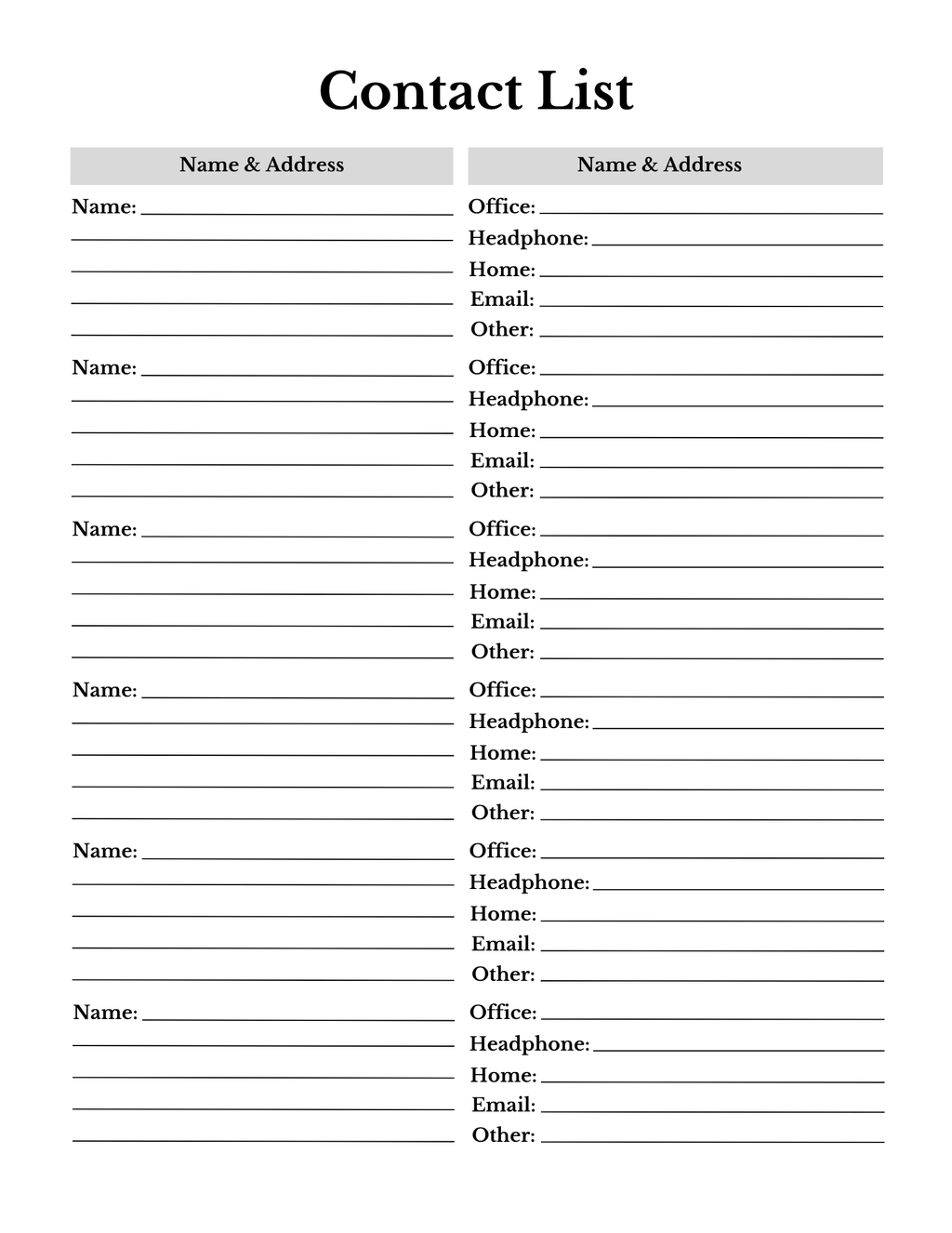 Complete Household Planner