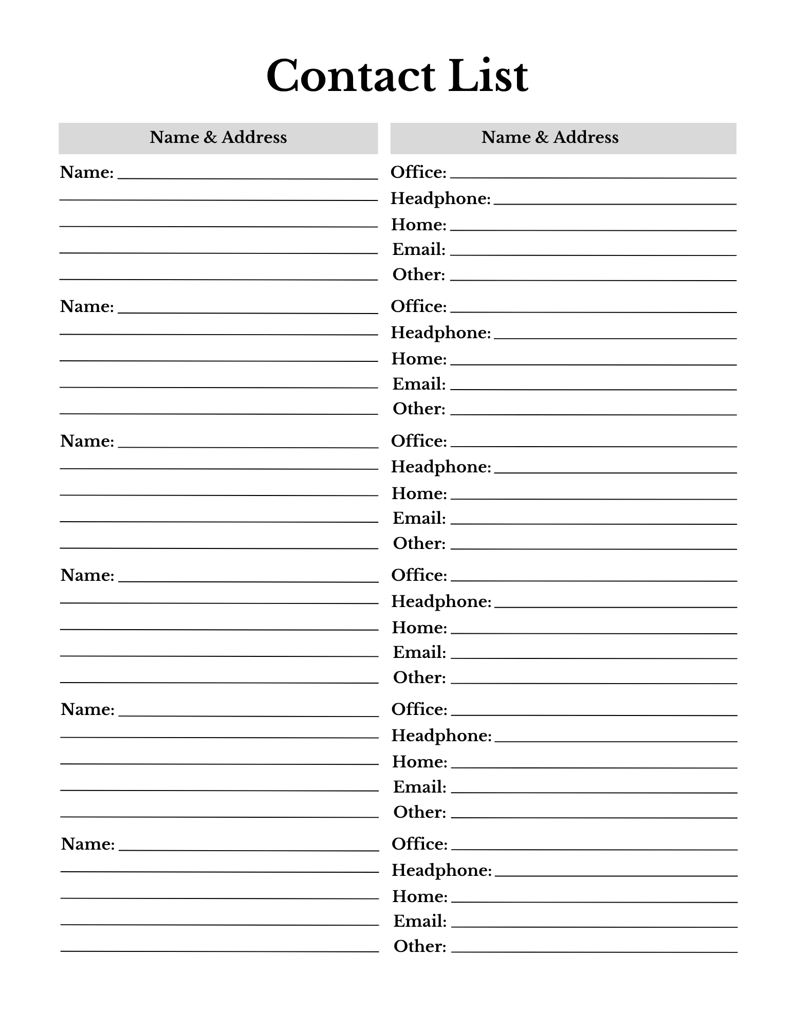 Complete Household Planner