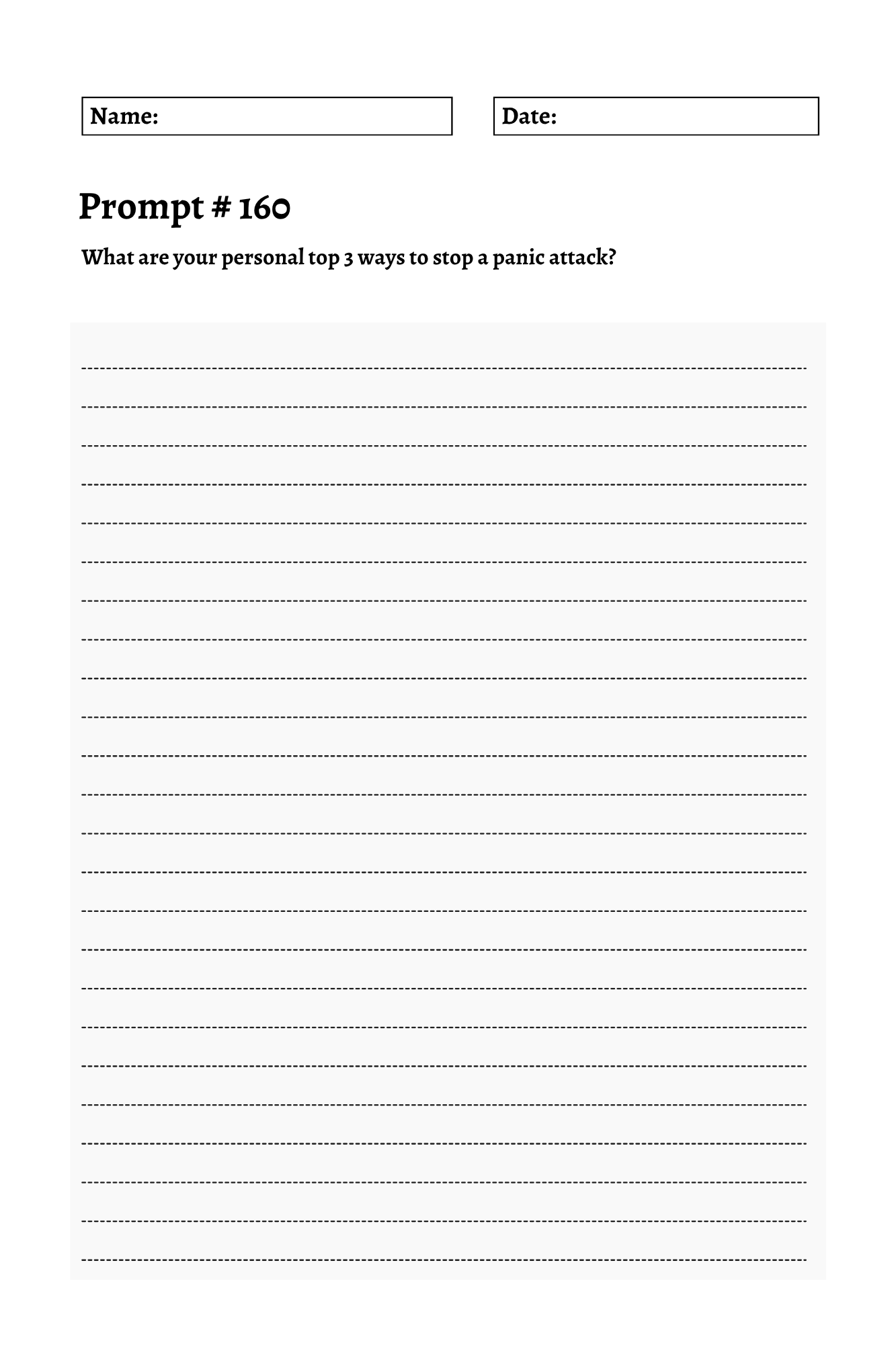 200 Mental Health Journey Prompts