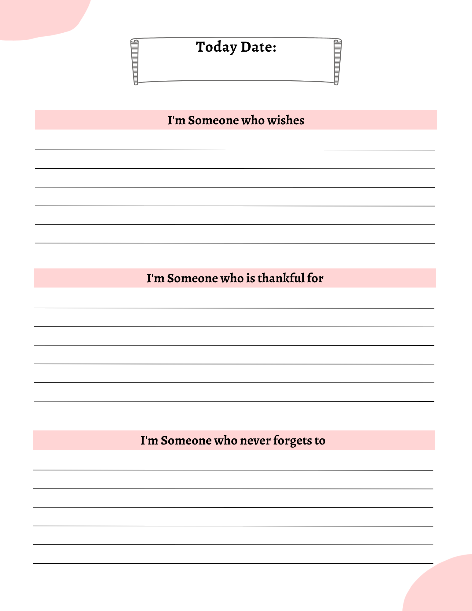 Bliss Gratitude Journal