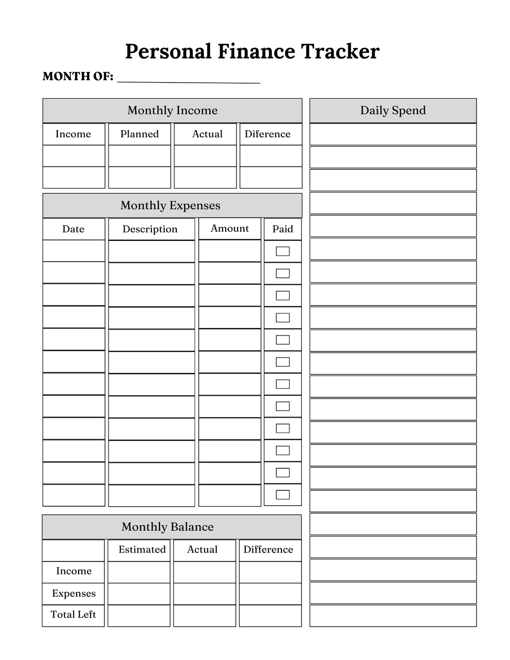 Small Business Bundle Planner
