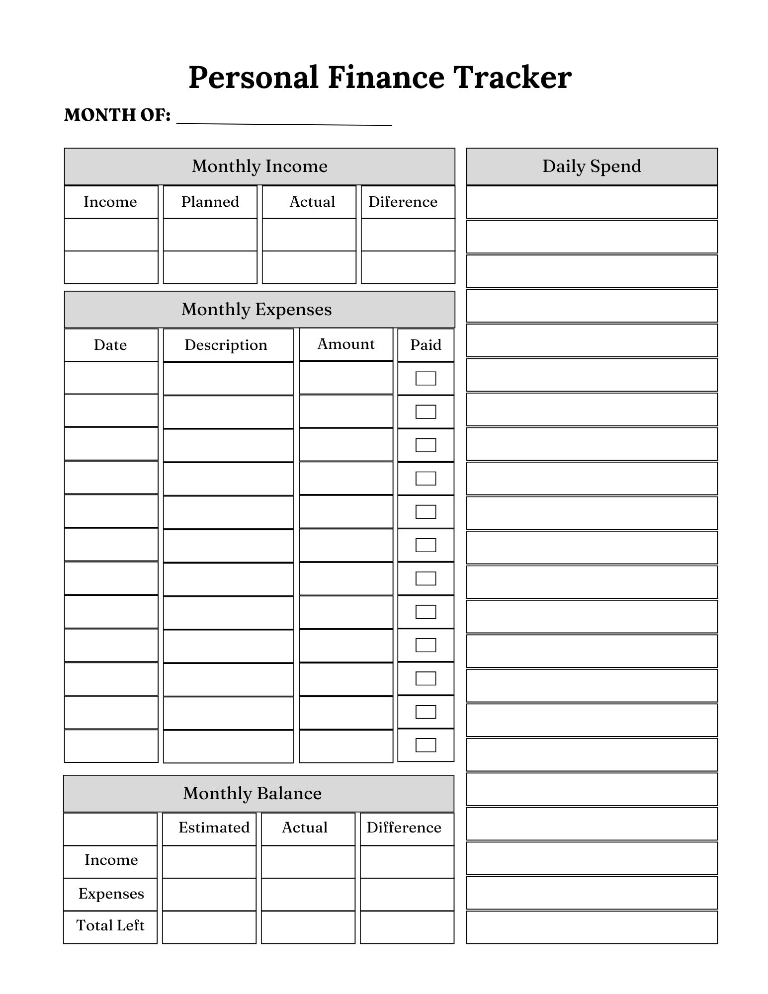 Small Business Bundle Planner