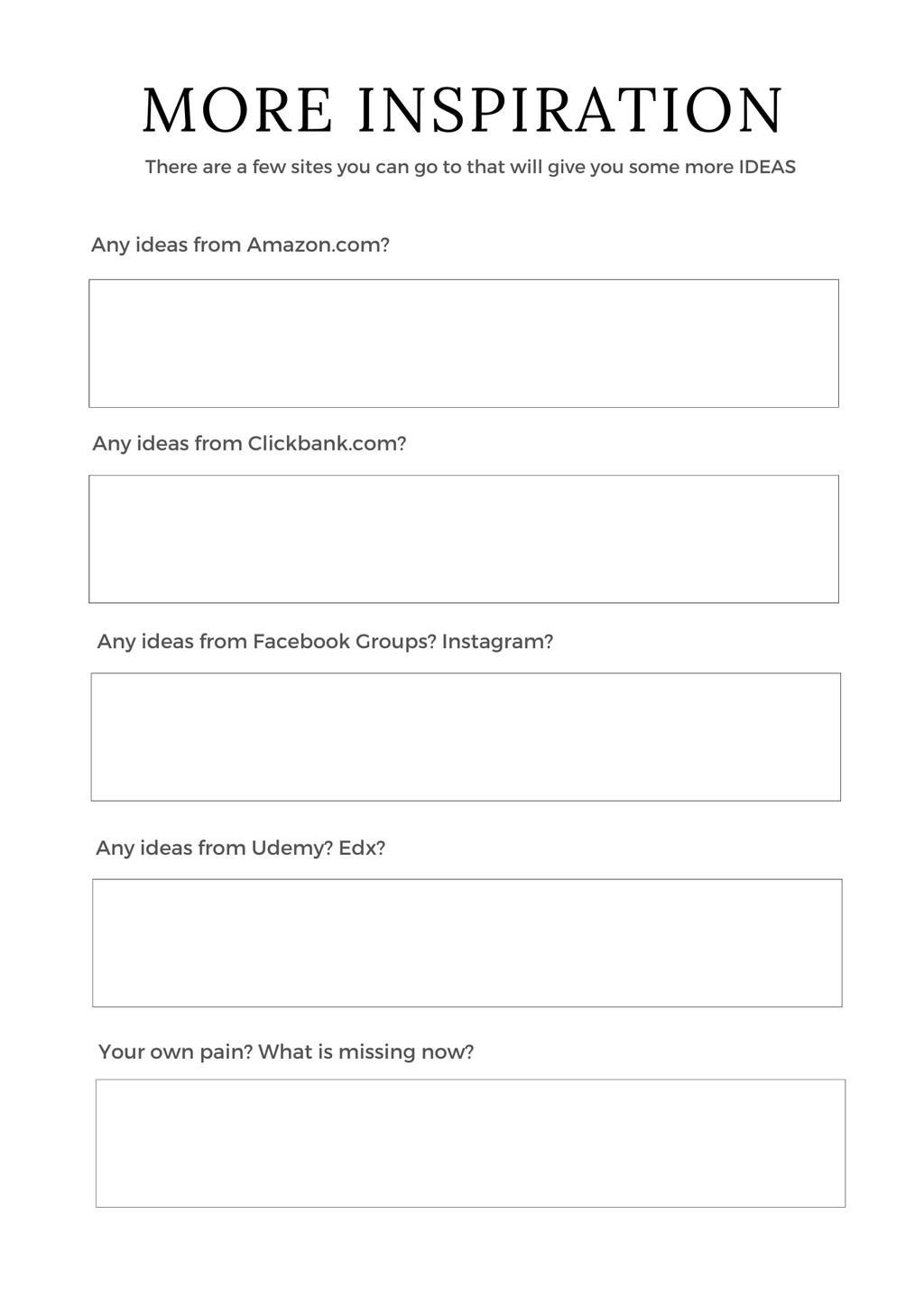 Digital Product Planner