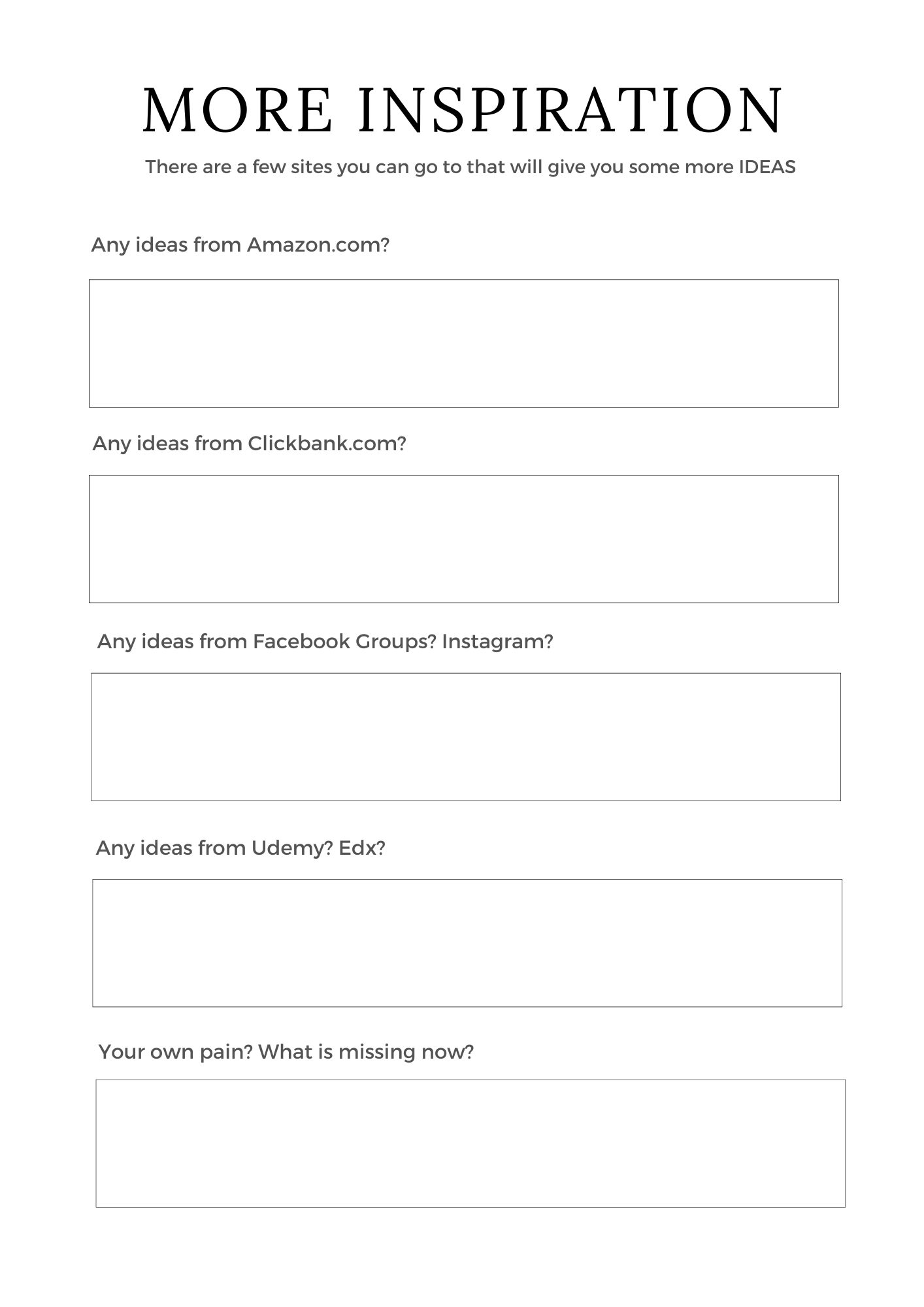 Digital Product Planner