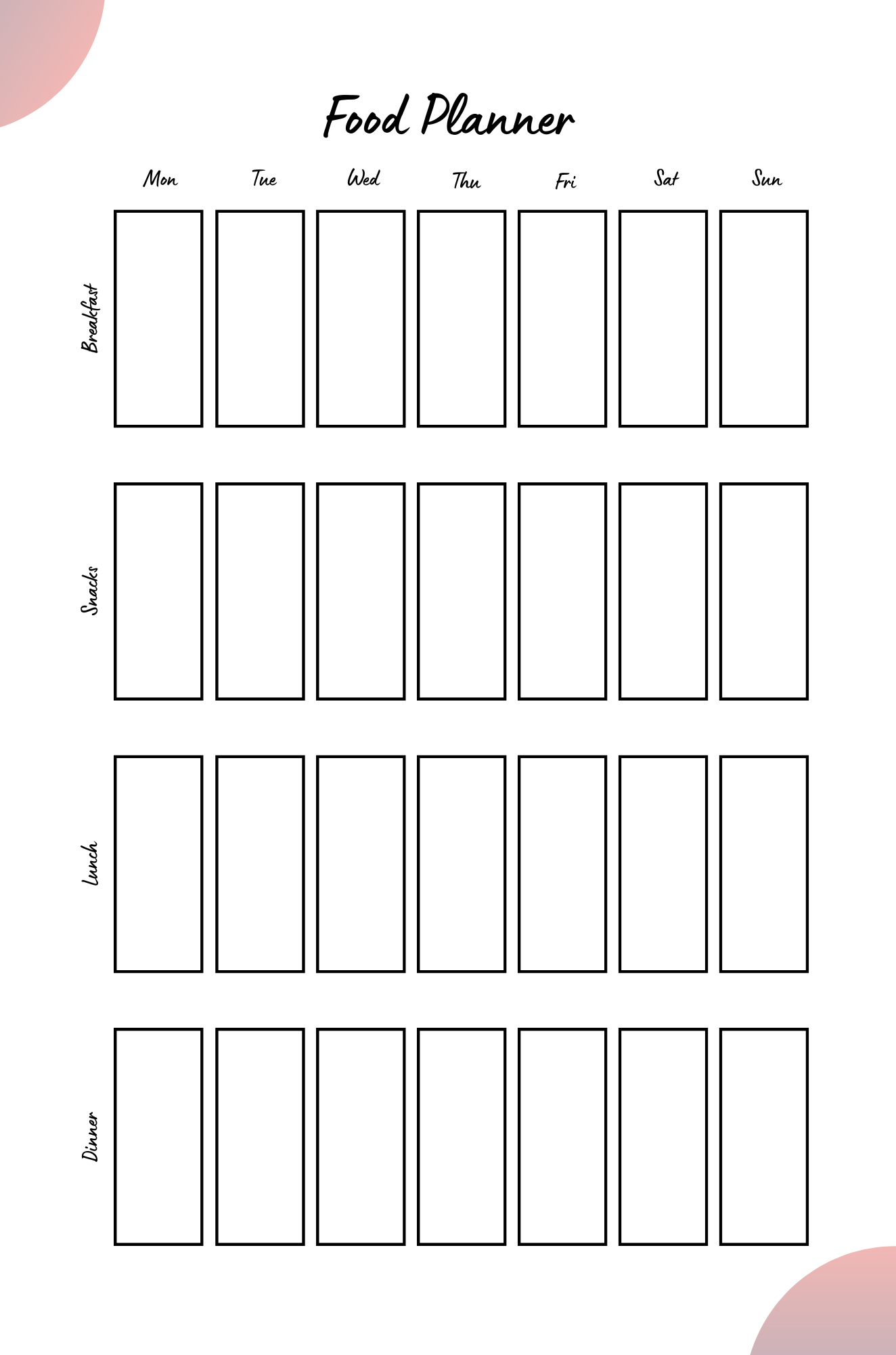Transform 12 Weight Loss Planner