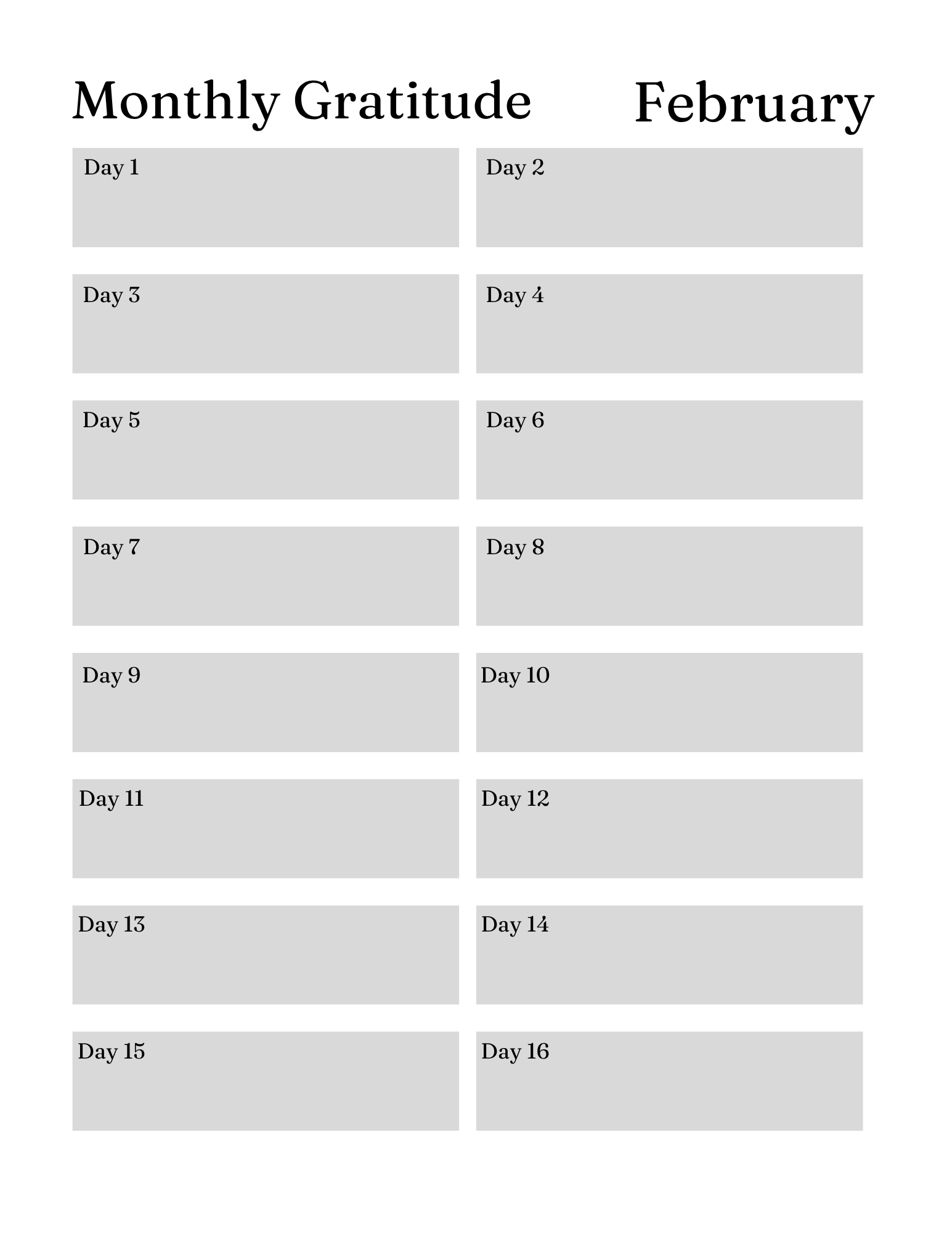 Serenity Prayer Journal