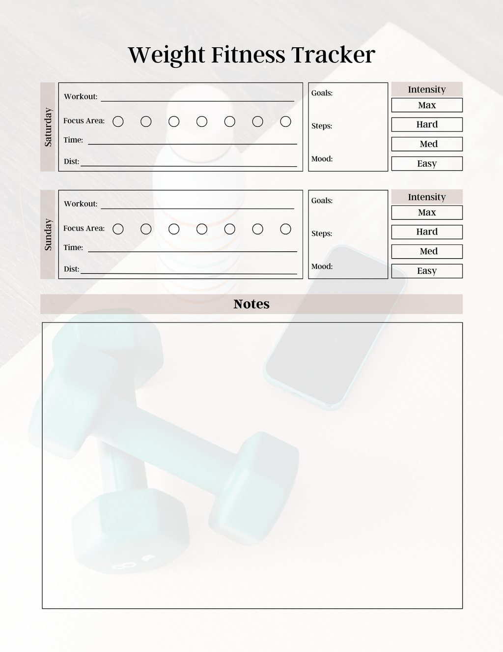 Ultimate Fitness Planner