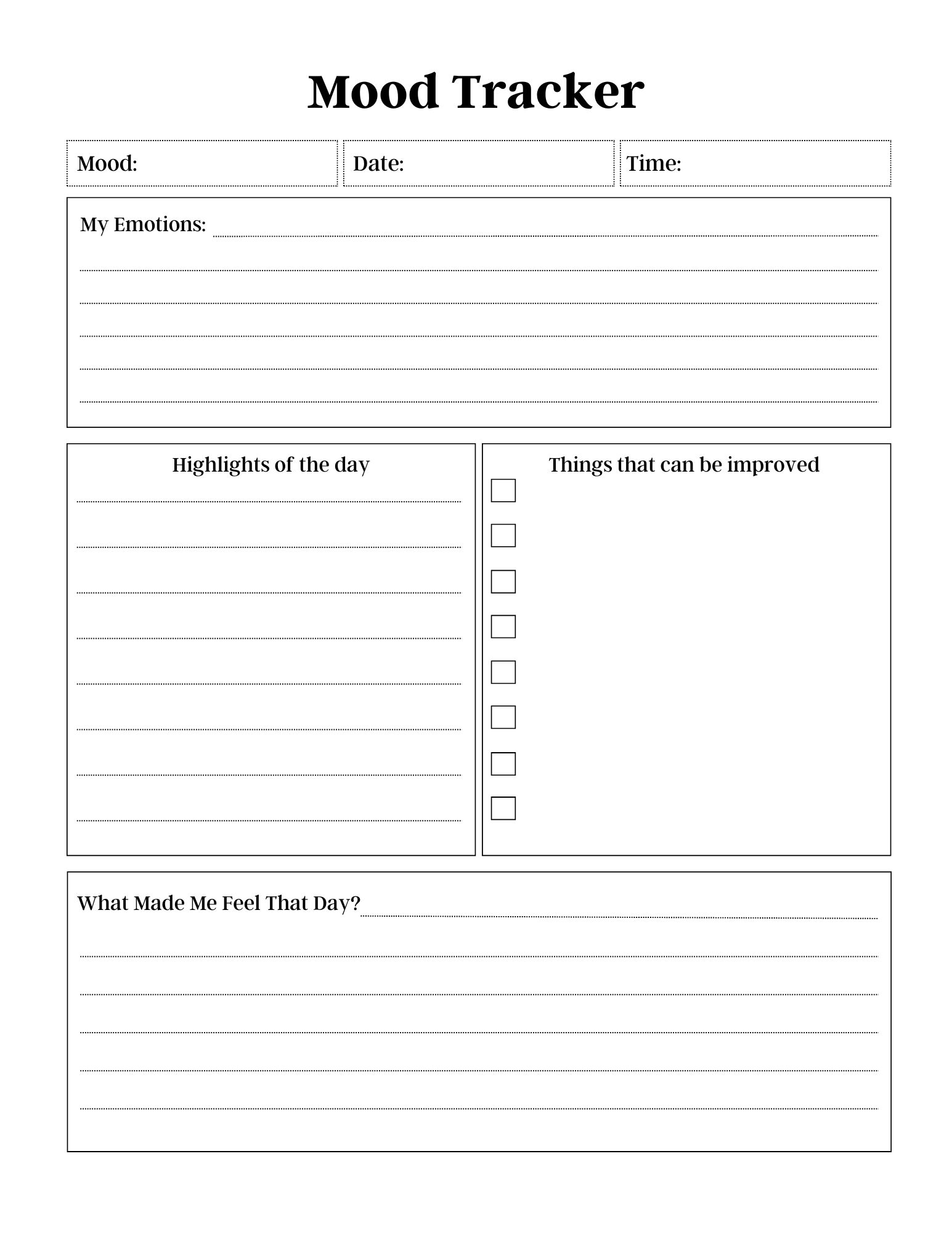 Anxiety Journal