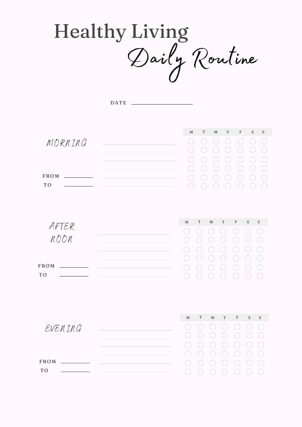 Healthy Living Journal