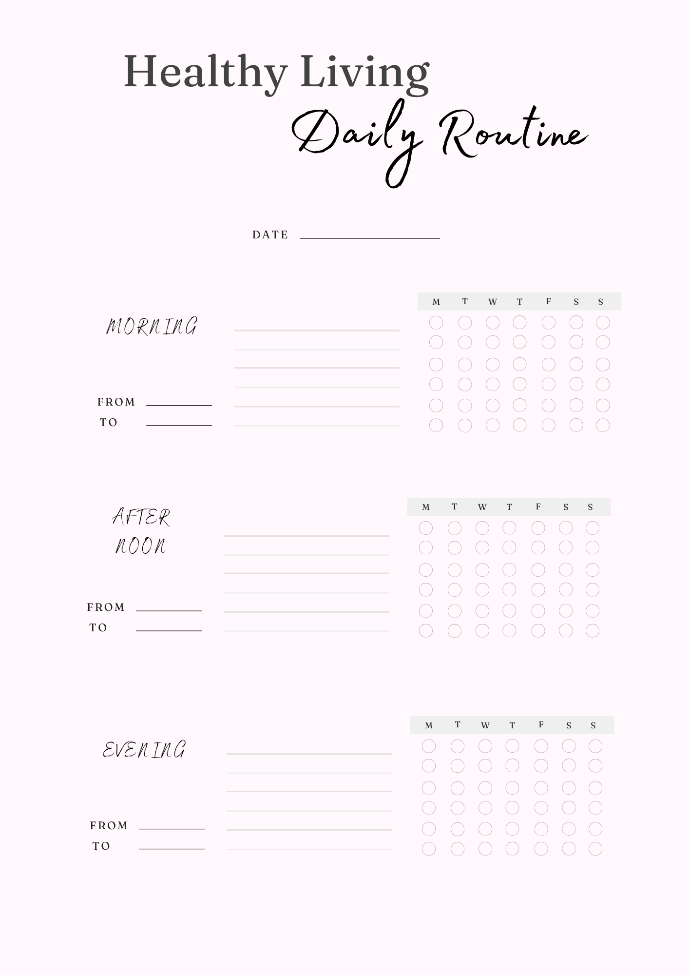 Healthy Living Journal