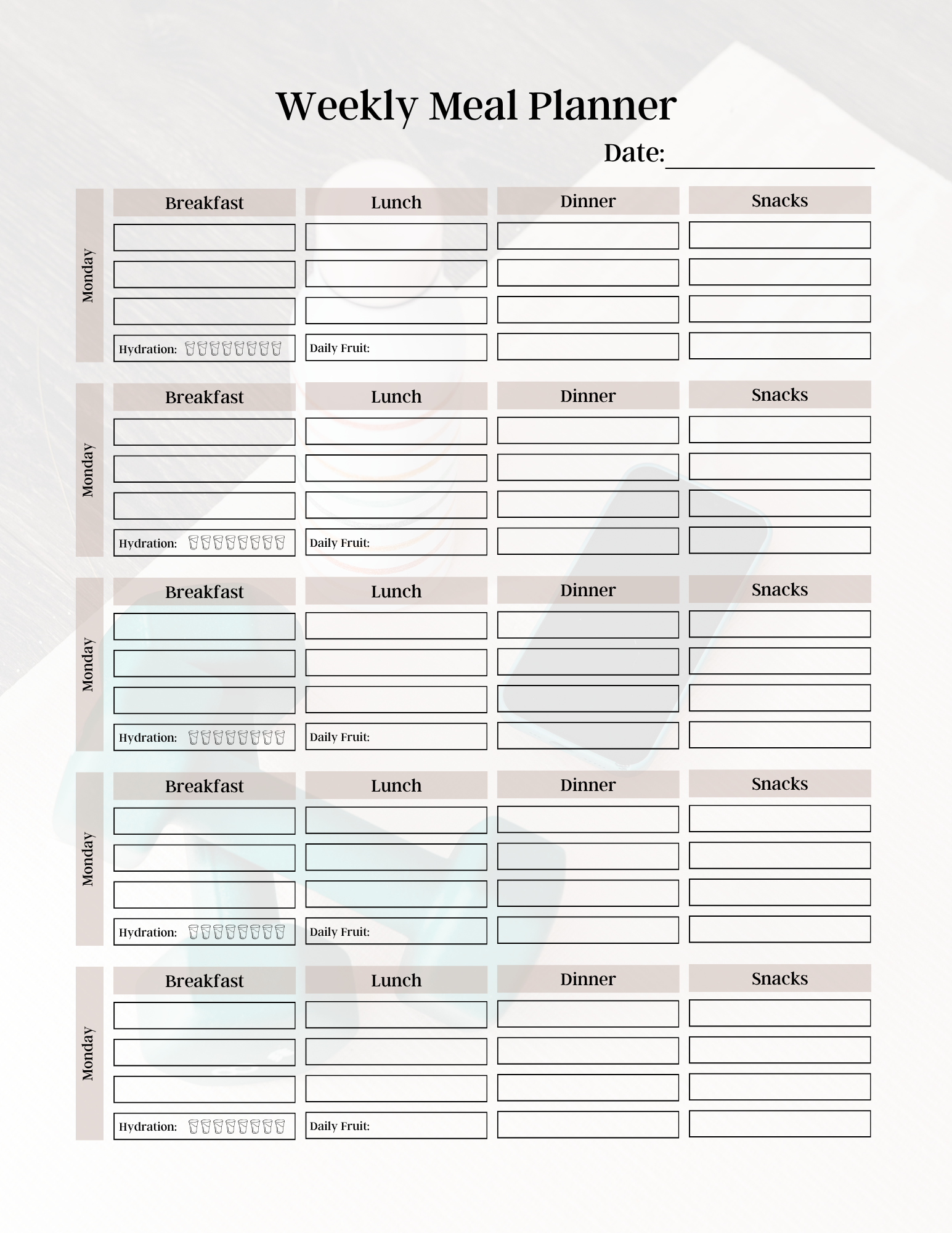 Ultimate Fitness Planner