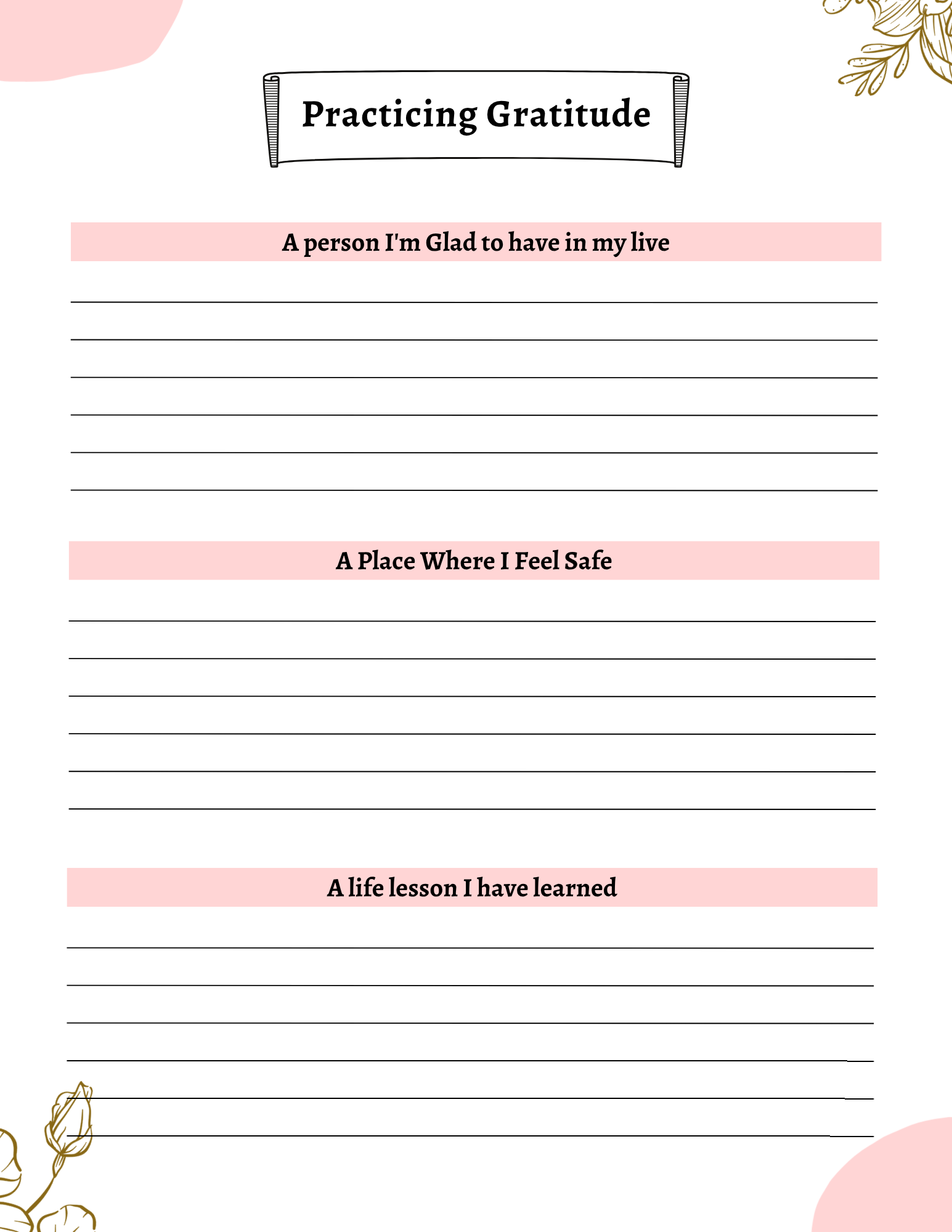 Bliss Gratitude Journal