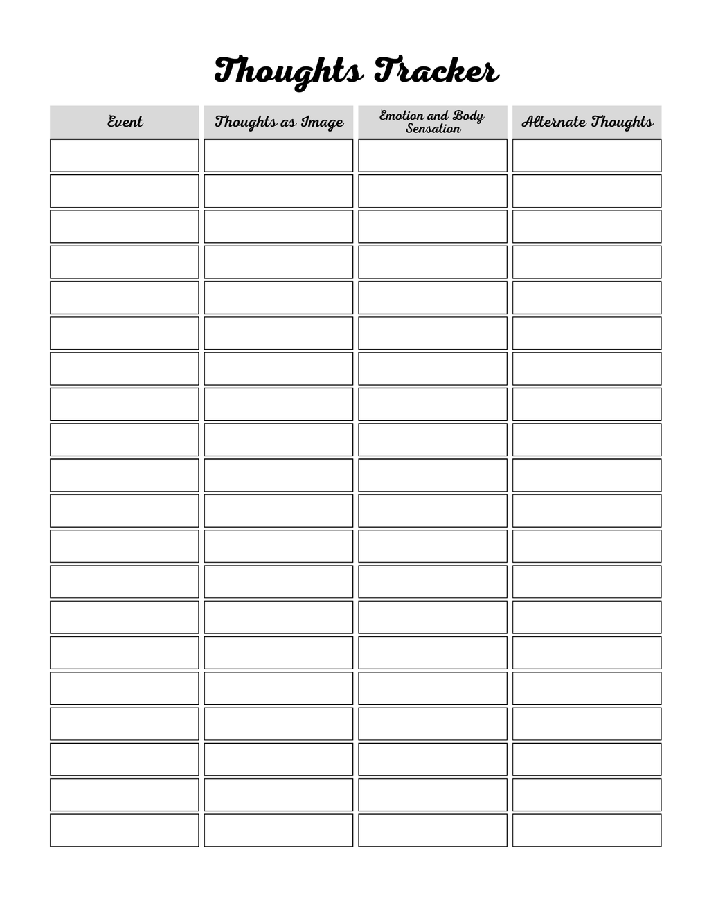 Stress Processing Journal