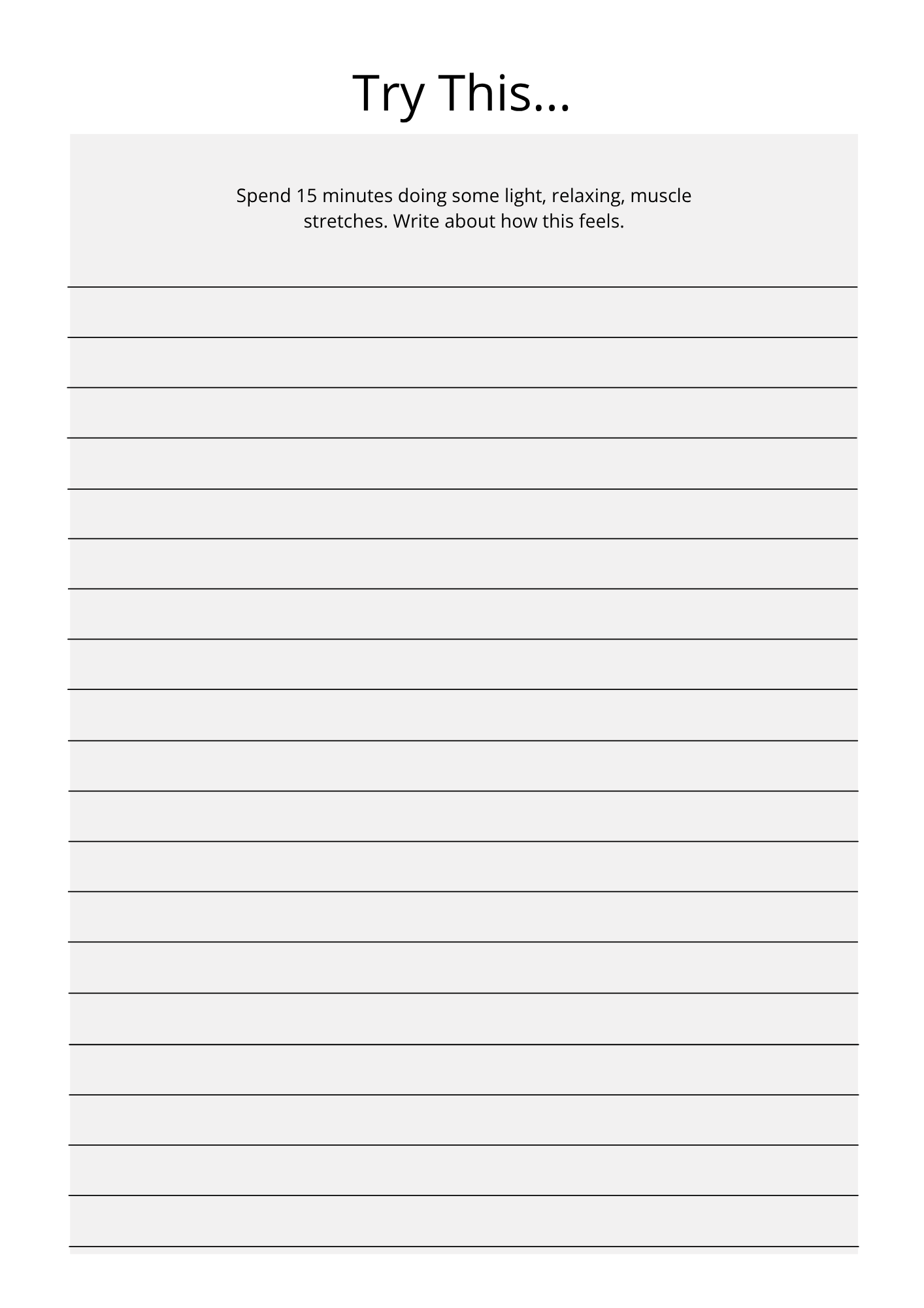 Serenity Journal