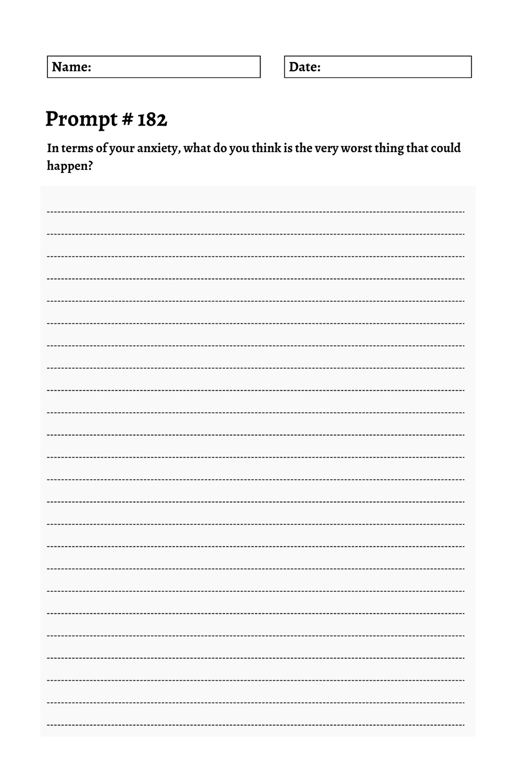 200 Mental Health Journey Prompts