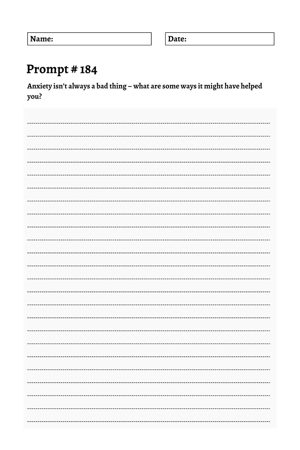 200 Mental Health Journey Prompts