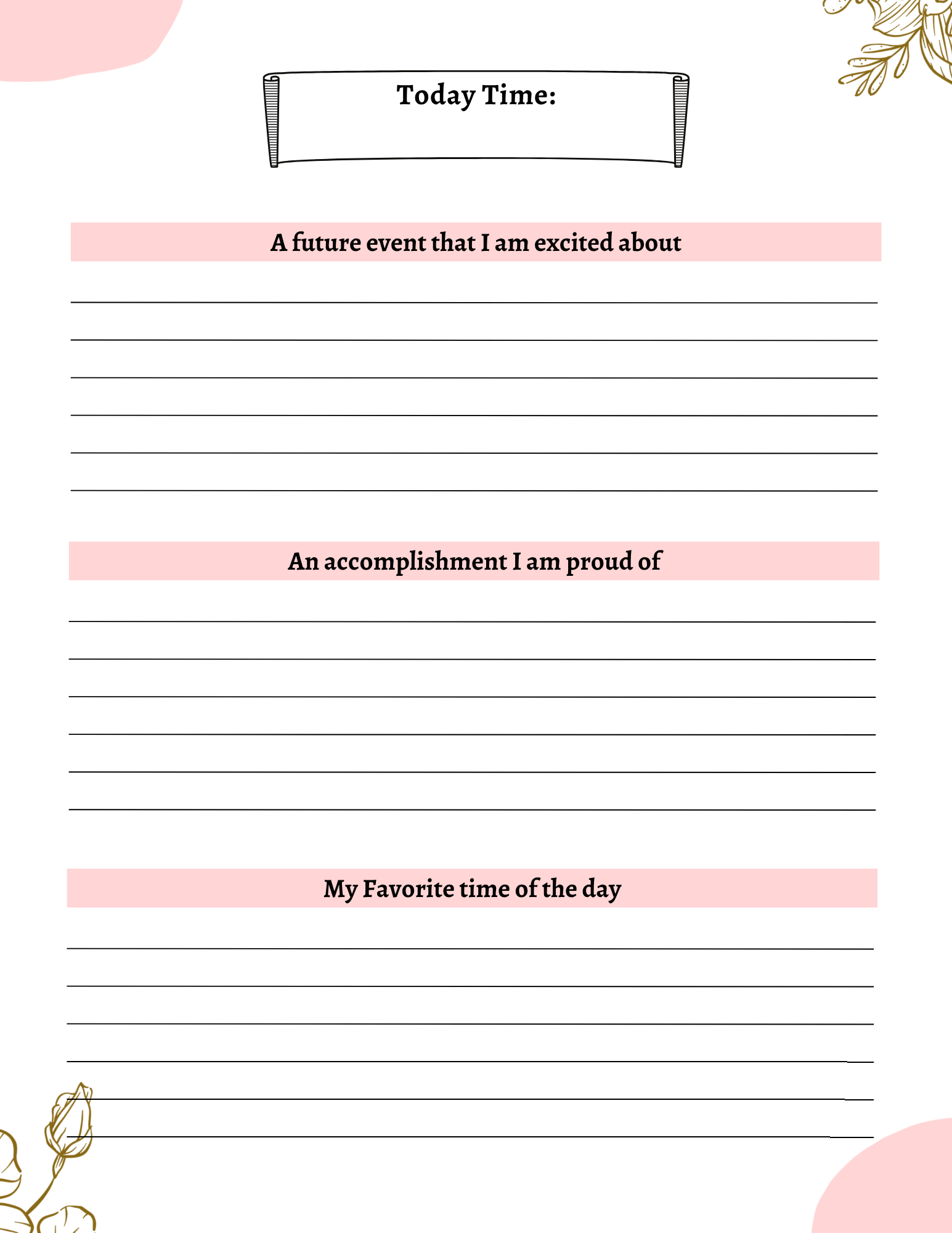 Bliss Gratitude Journal