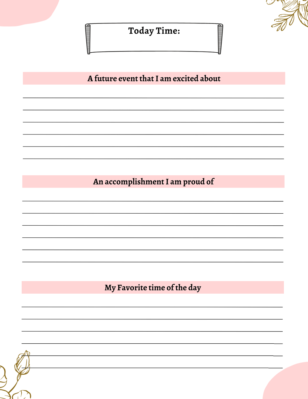 Bliss Gratitude Journal