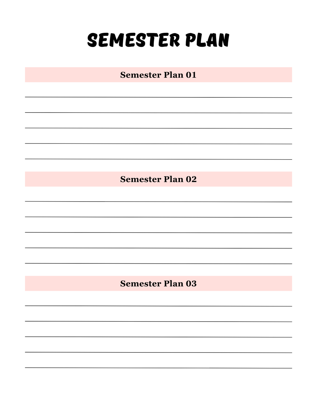 Back -to-school Planner