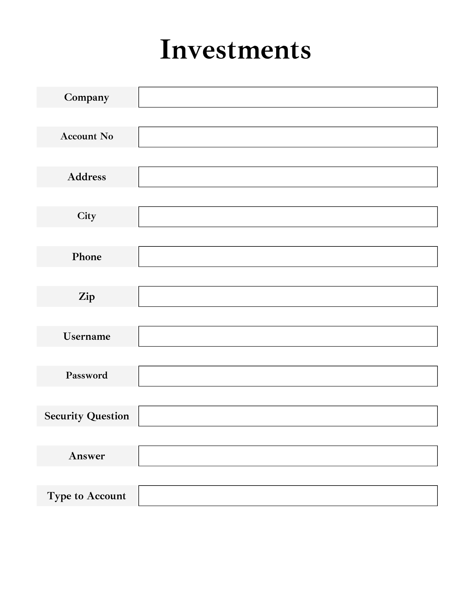 End of Life Planner