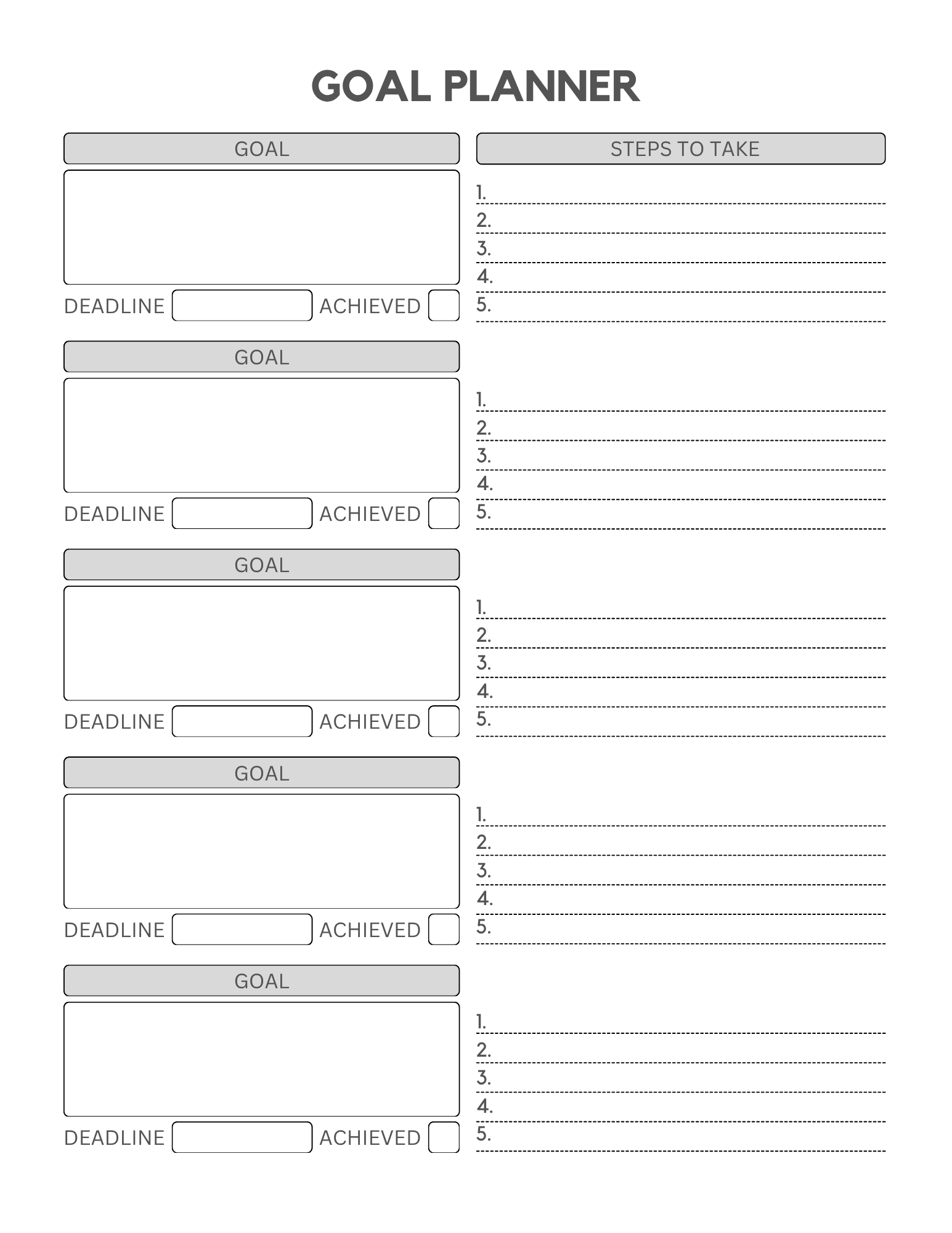 Small Business Planner