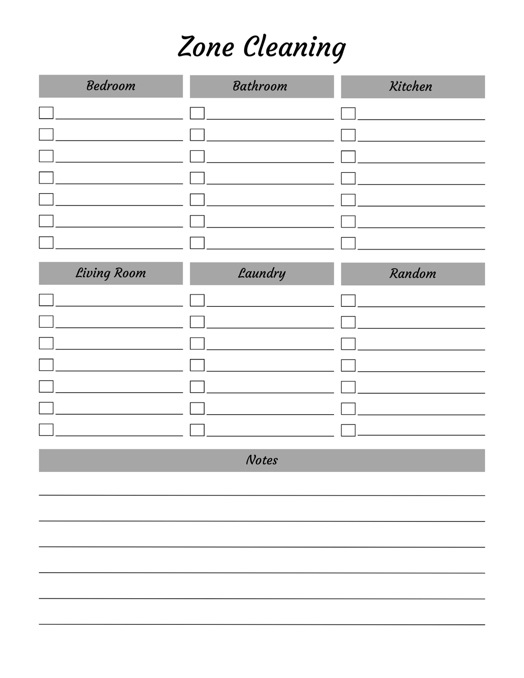 Ultimate Cleaning Planner