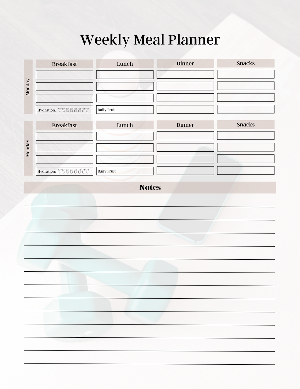 Ultimate Fitness Planner