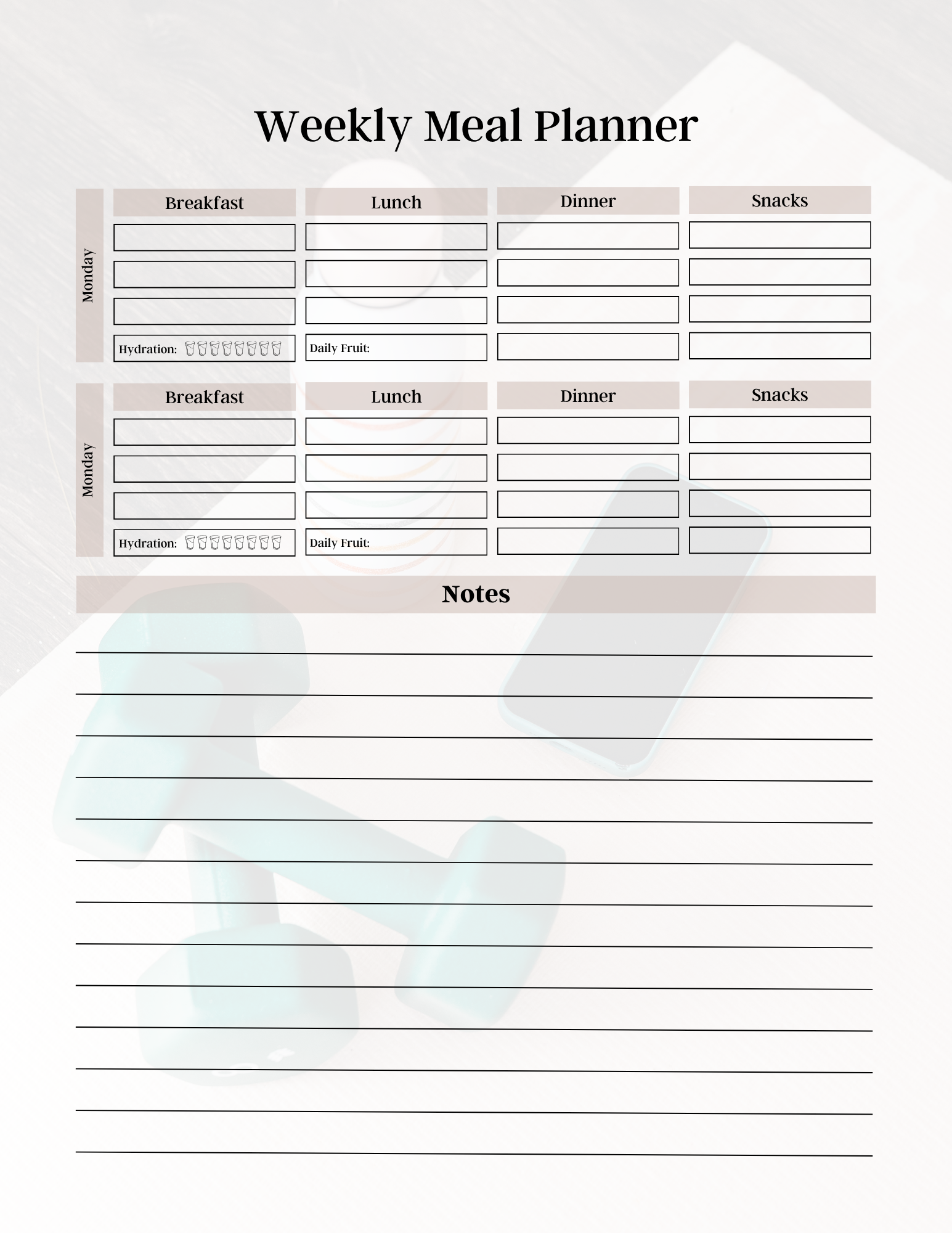 Ultimate Fitness Planner