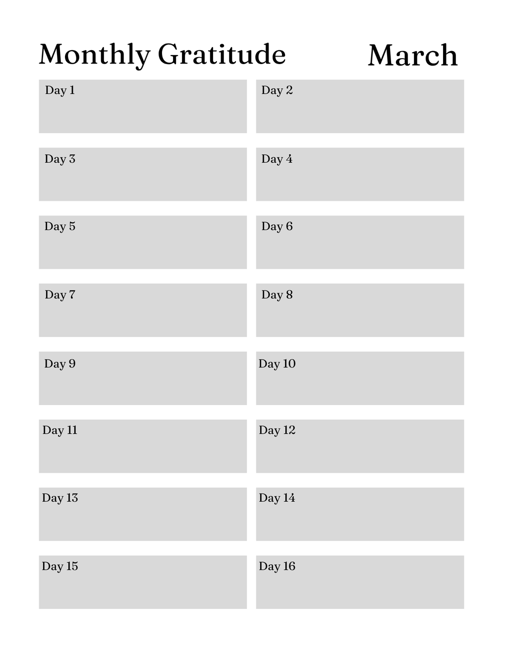 Serenity Prayer Journal