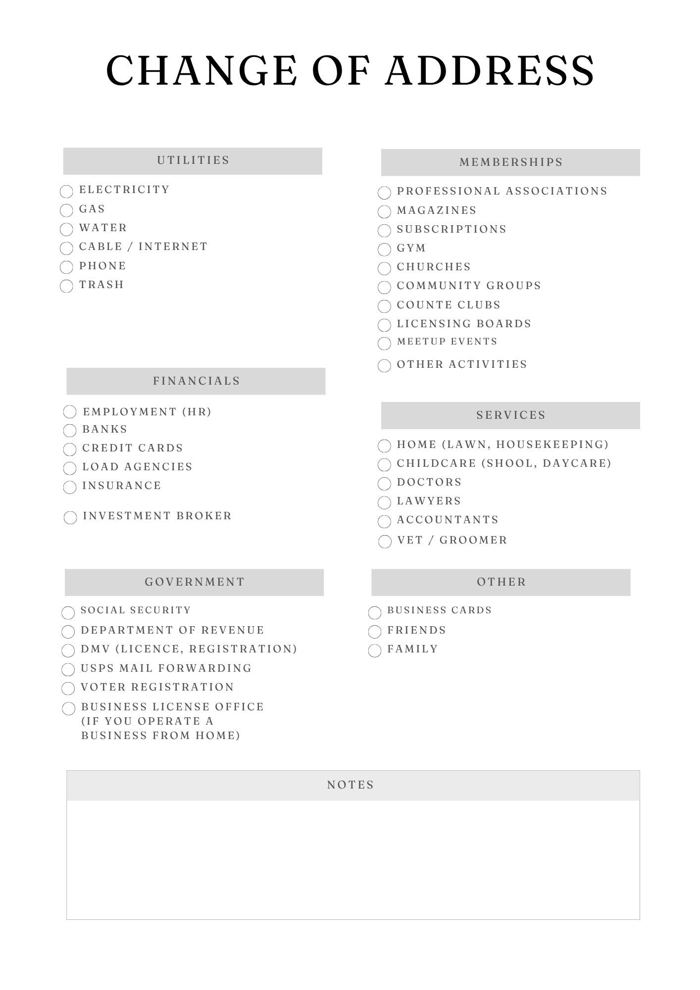 Ultimate Relocation Planner