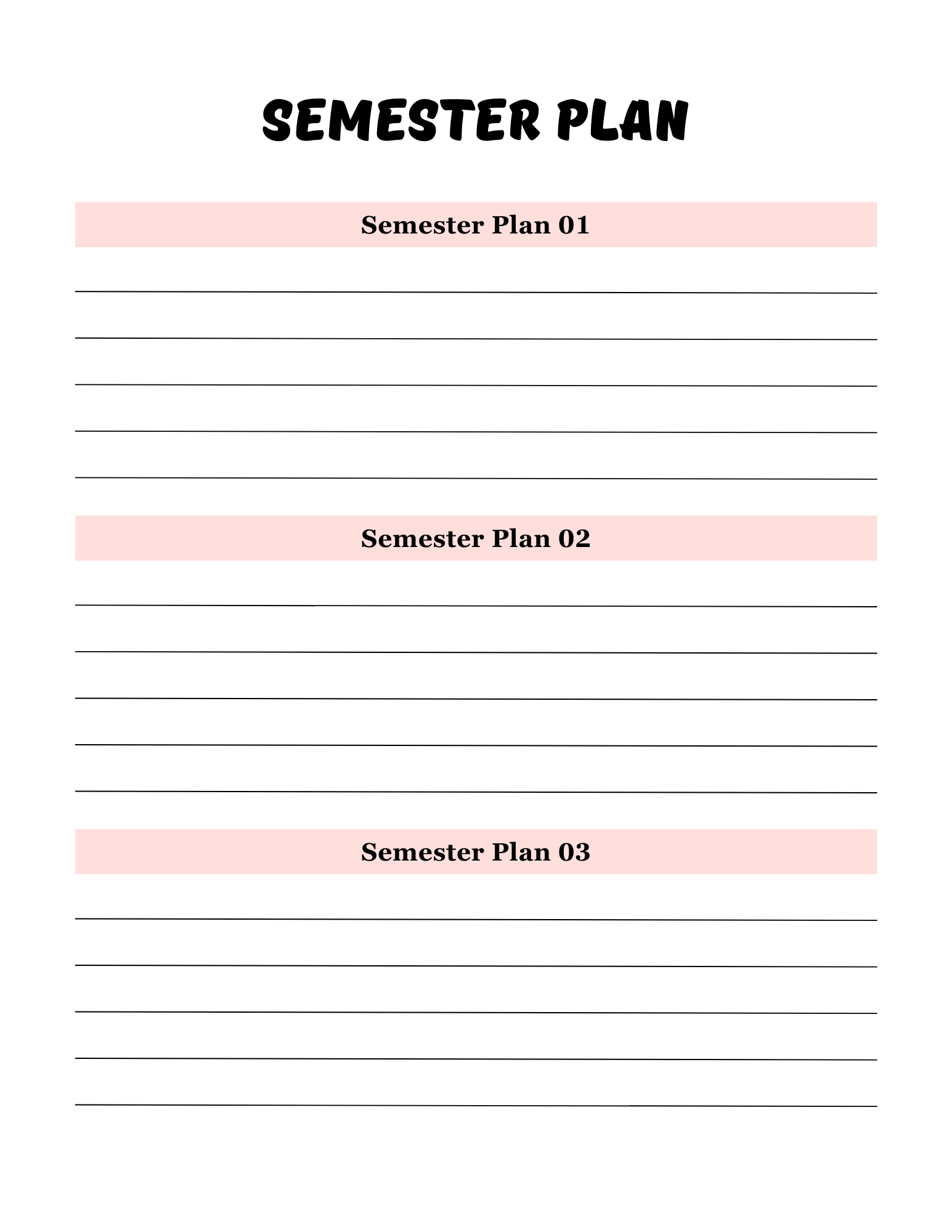 Back -to-school Planner